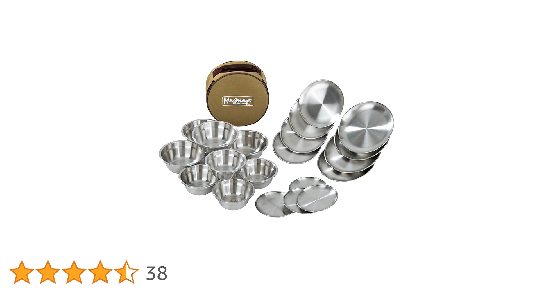 Amazon.co.jp: MAGNA(マグナ) SUS304 ステンレス食器セット キャンプ