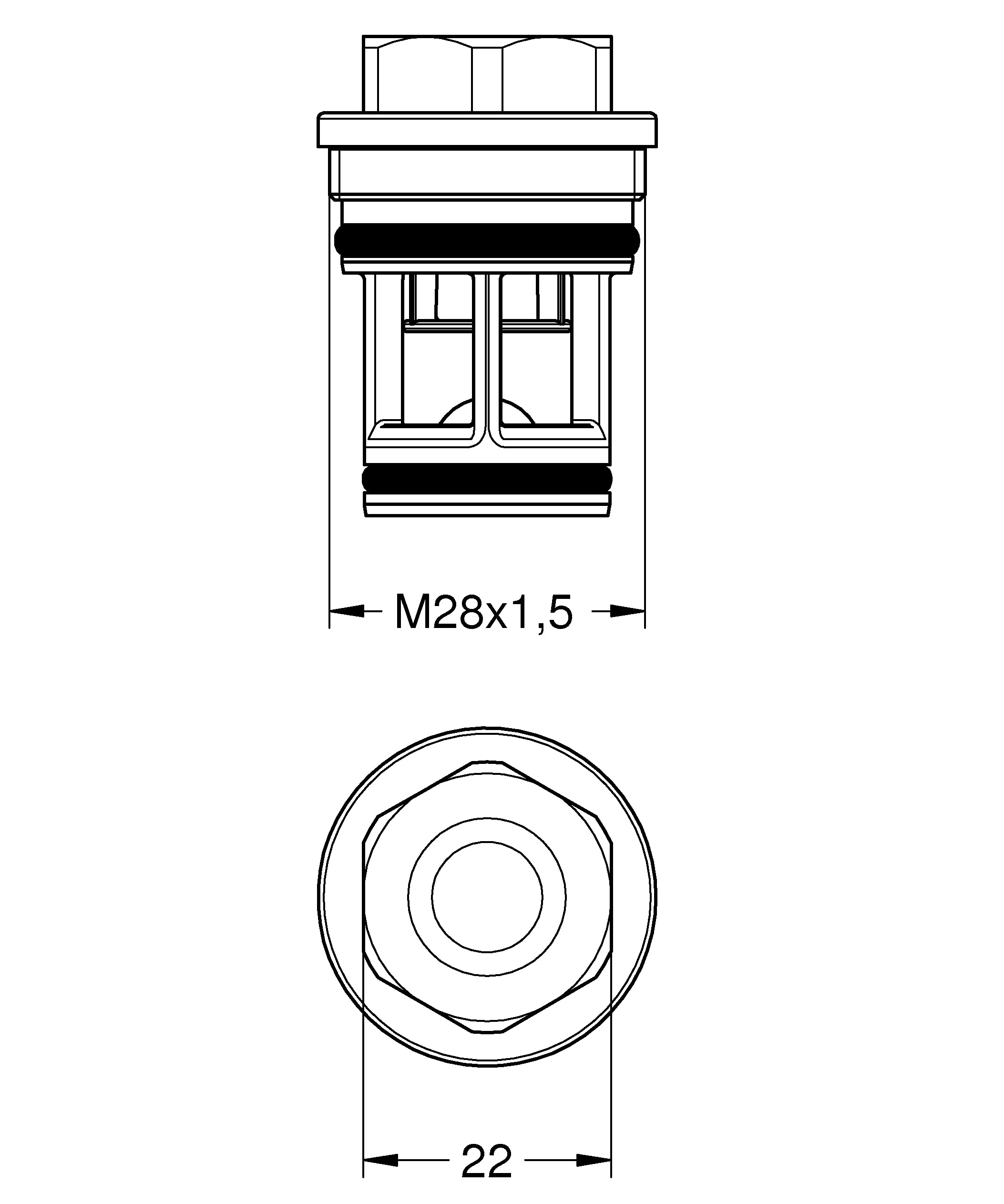 Grohe Sicherungseinrichtung (DIN-EN1717), 1 Stück, 14055000