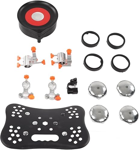 Miniatura 7 de Fishing Folding Chair with Bait Box, Portable Camping Chair, Breathable Oxford Fabric, Stainless Steel Frame with Rod Holder and Umbrella Holder for