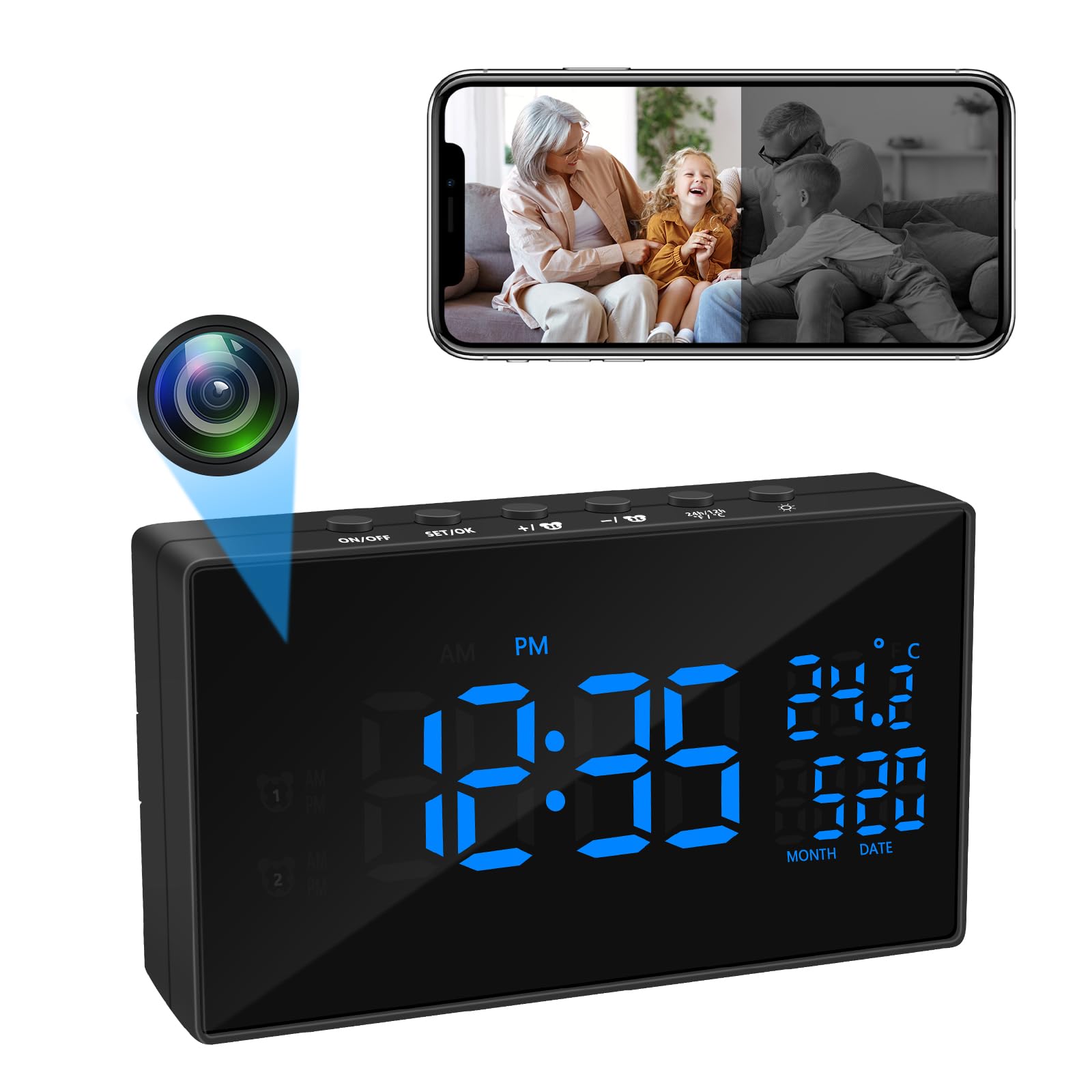 hidden camera wifi hd 1080p mini spy cam supporte notte