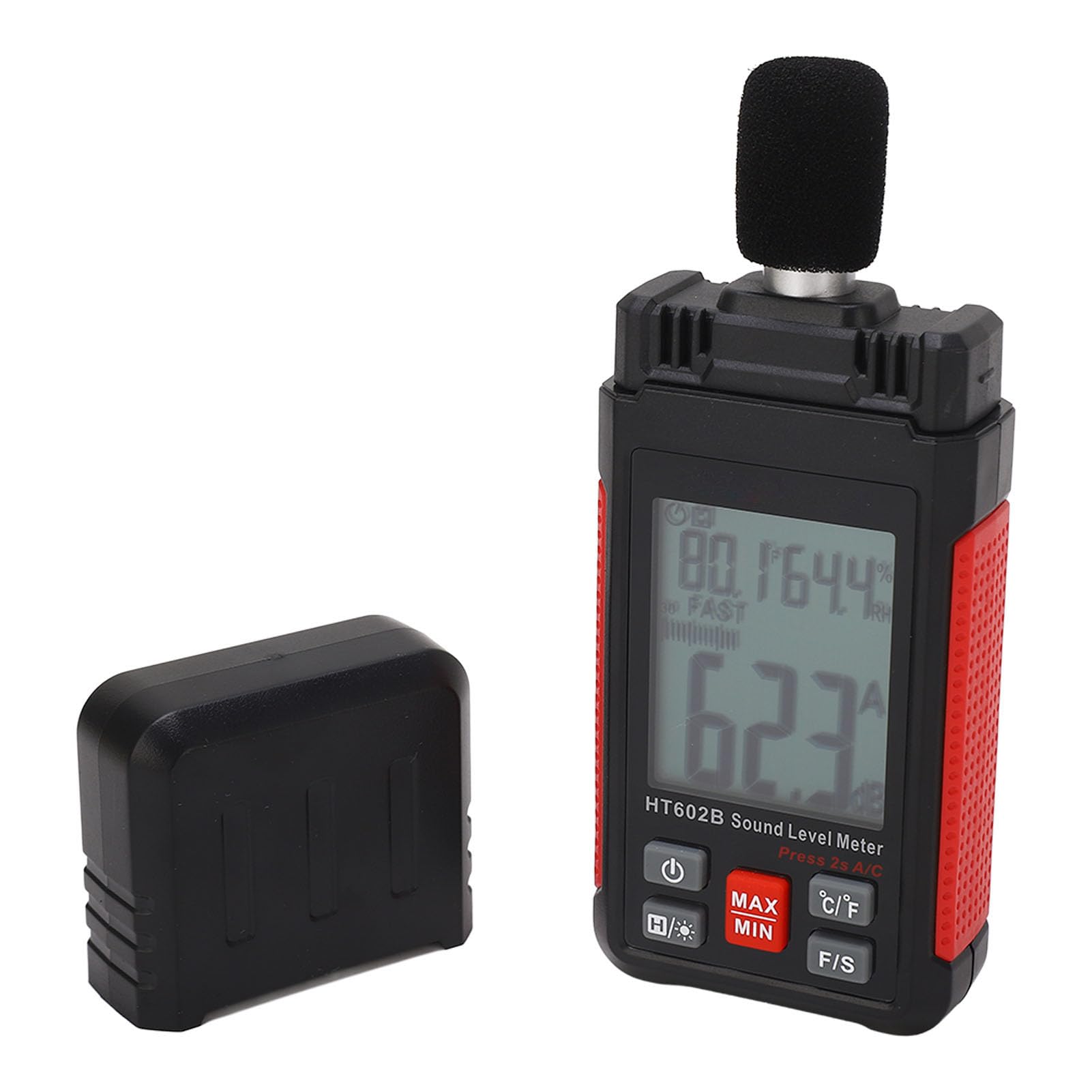 Fonometro SQECH Professionale - Misuratore Di Rumore Con Schermo Colorato, Ponderazione A/C, 30-130 DB - Foto 13