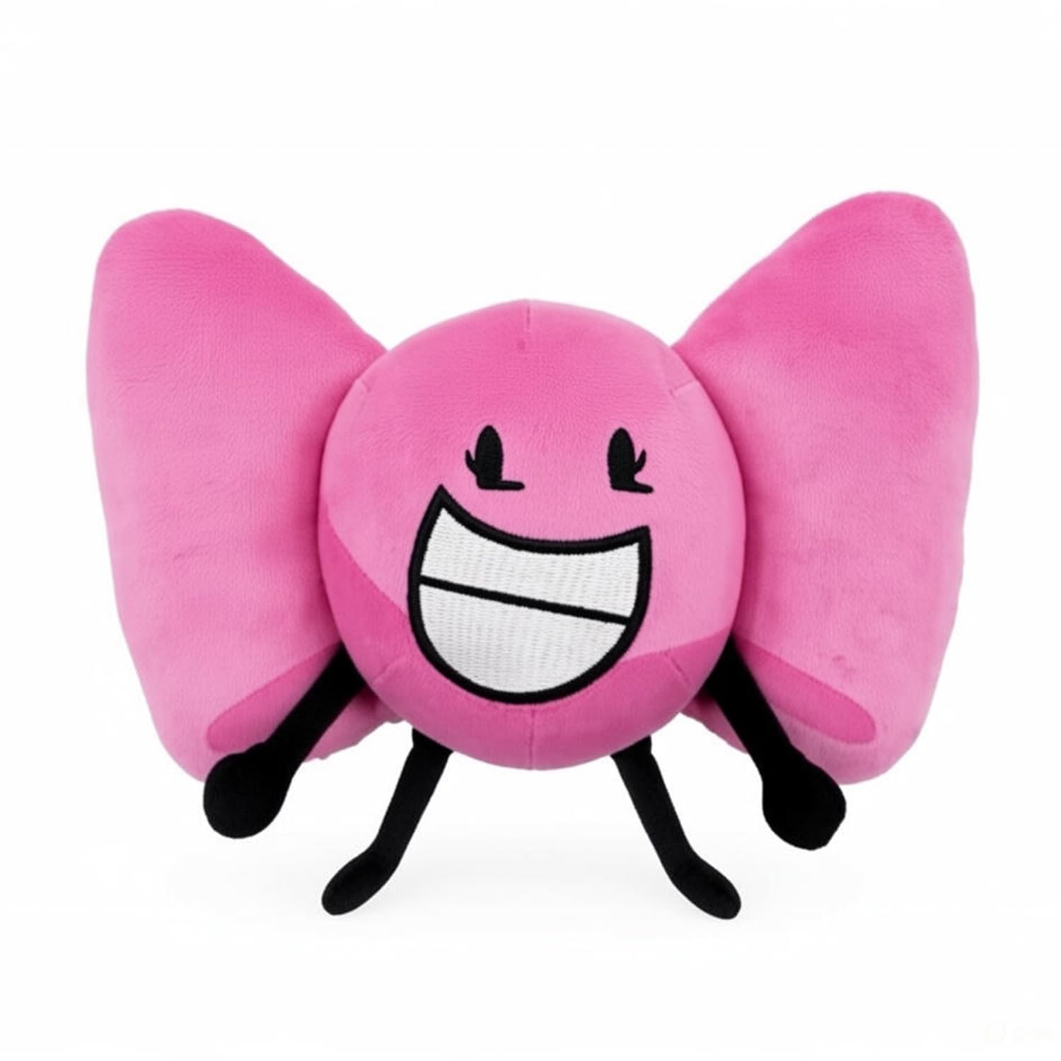 YIttings BFDI Battle for Dream Island Plush Toy, Cute Cartoon Plushie Soft Stuffed Animal Doll, Kawaii Plush Cushion Pillow, Collectible Character Toy Gift for Fans (Pink Bow)