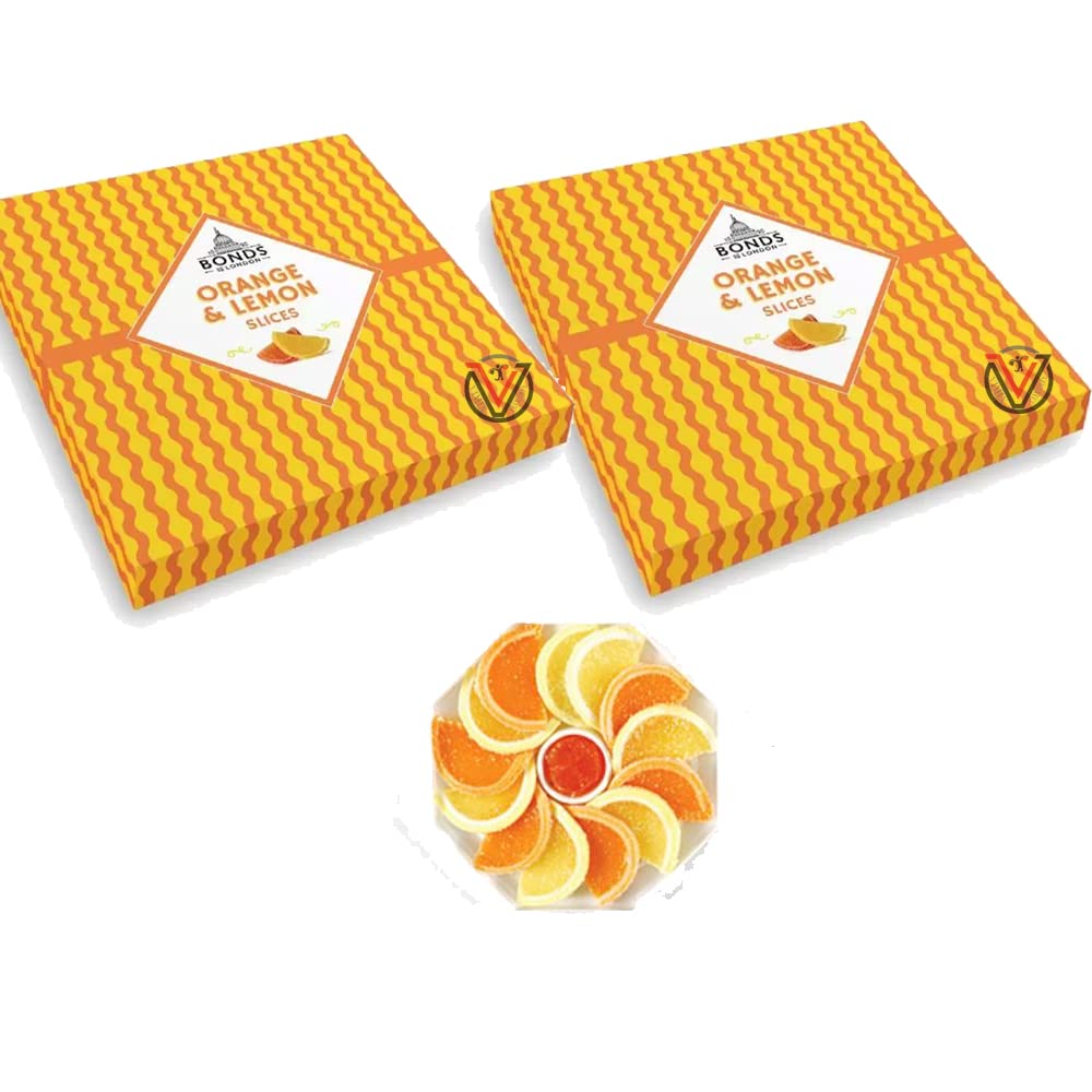 VIMIX Bonds Orange & Lemon Slices Gift Box 120g | Pack of 2 Boxes
