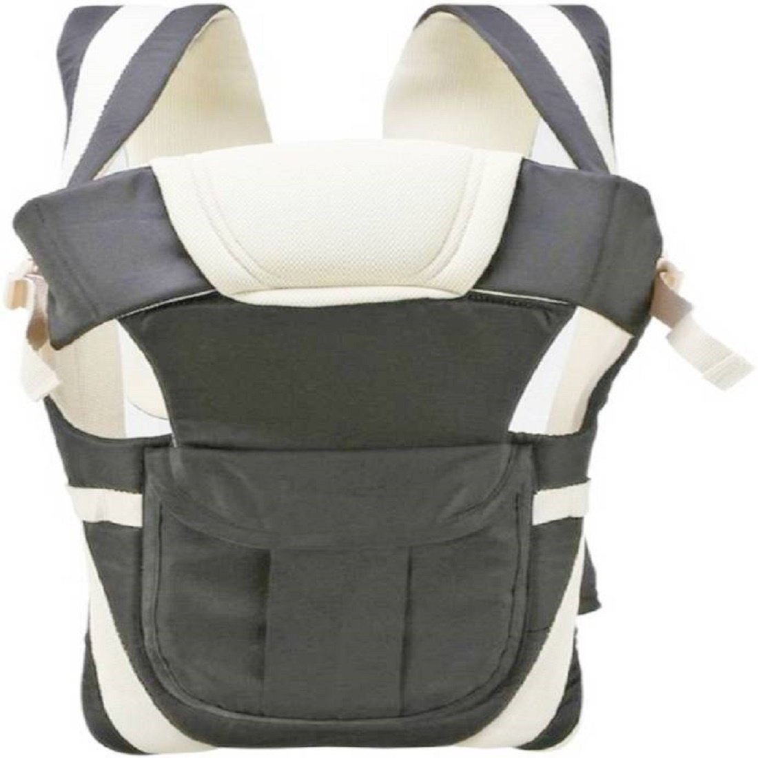 Ineffable Kid Baby Carrier Cum Kangaroo Bag Bag Belt Comes With Hip Seat And Featured Head Support For 4-12 Months Wb (Black)