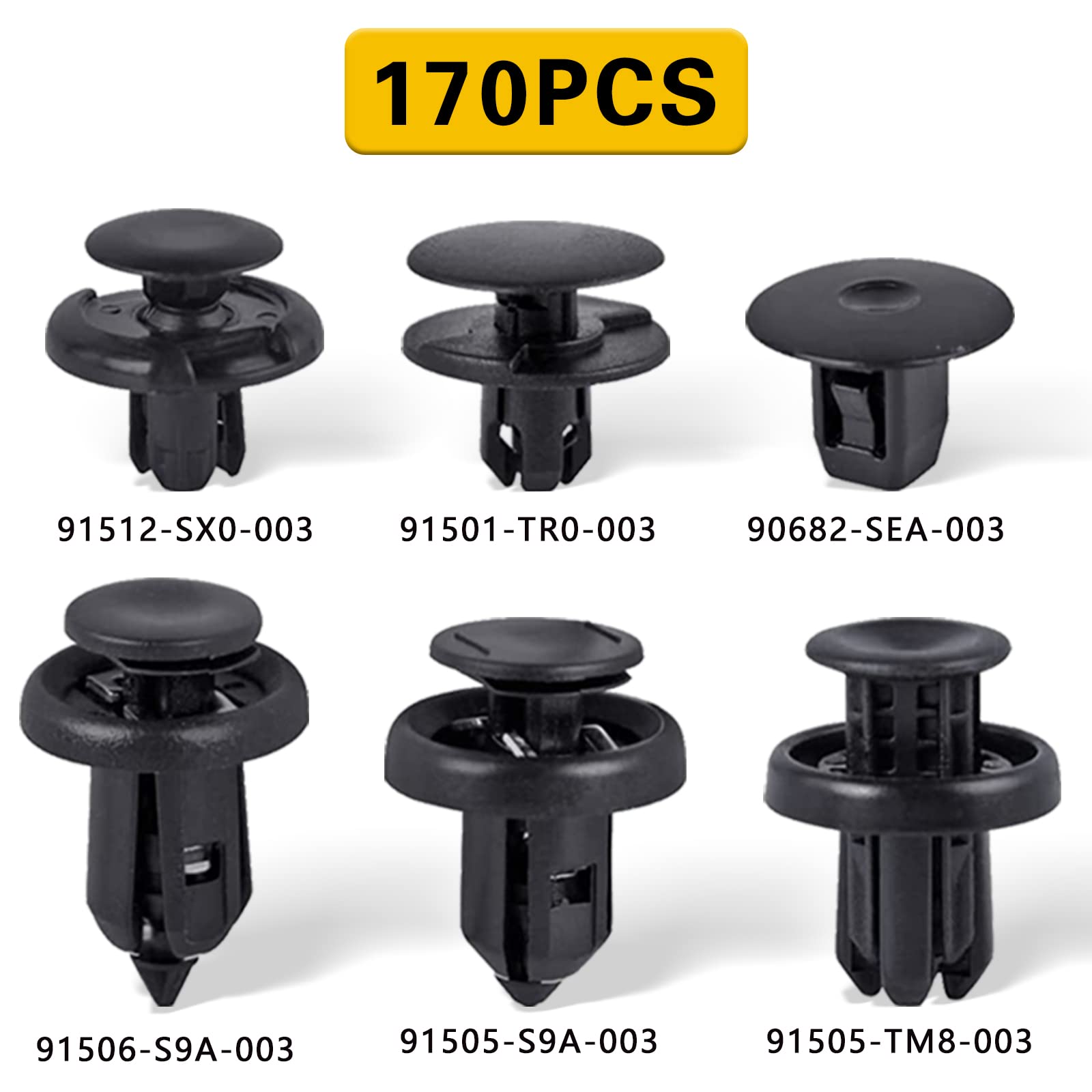 moo＊　ナリス2点セット Amazon.com: Car Retainer Clips 170PCS 6 Size Fender Bumper