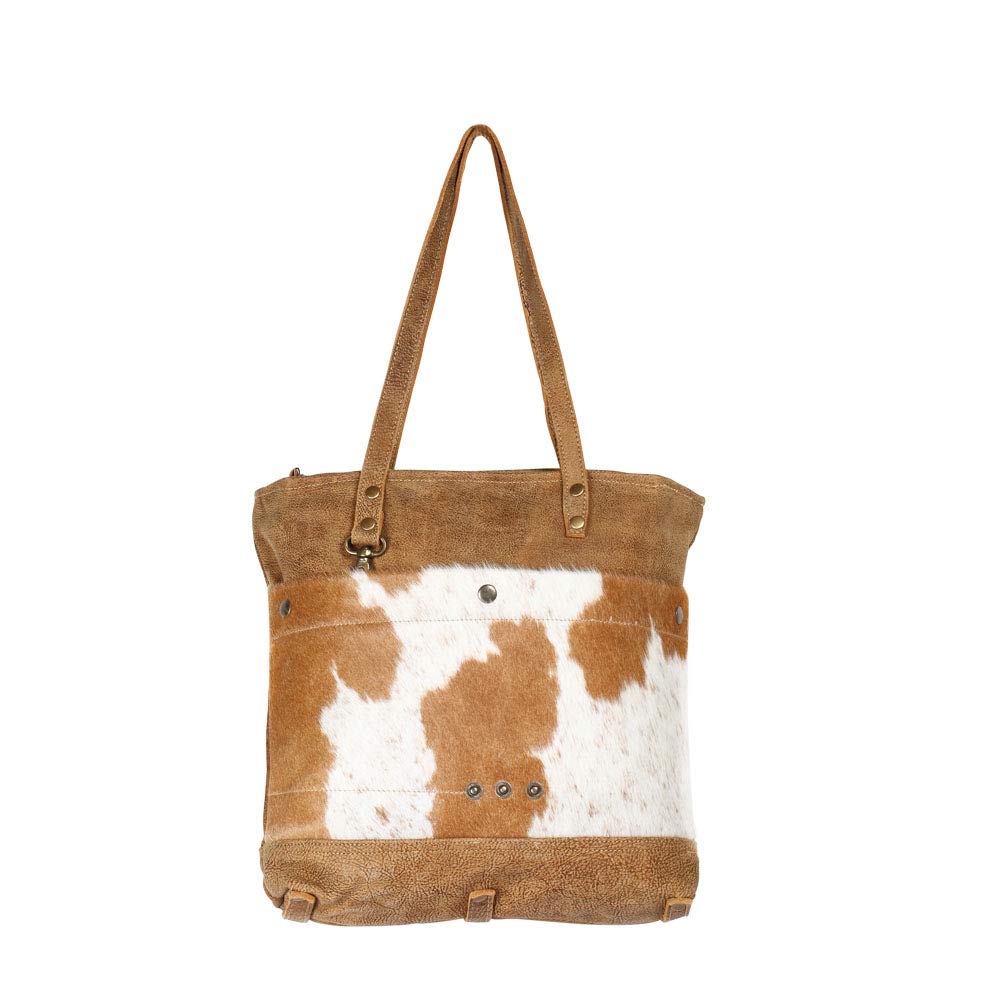 Myra Bag Hazel Opulence Cowhide Leather Tote Bag S-1276