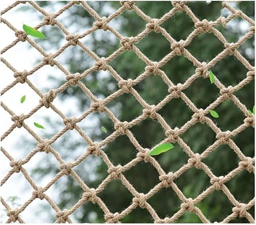 2m X 5m Jute-Netz für Kletterpflanzen, Gemüse, Läufer, Bohnen, süße Erbsen, biologisch abbaubar, kompostierbar, umweltfreundlich, natürliches Netz mit Jute-Schnur zur Befestigung
