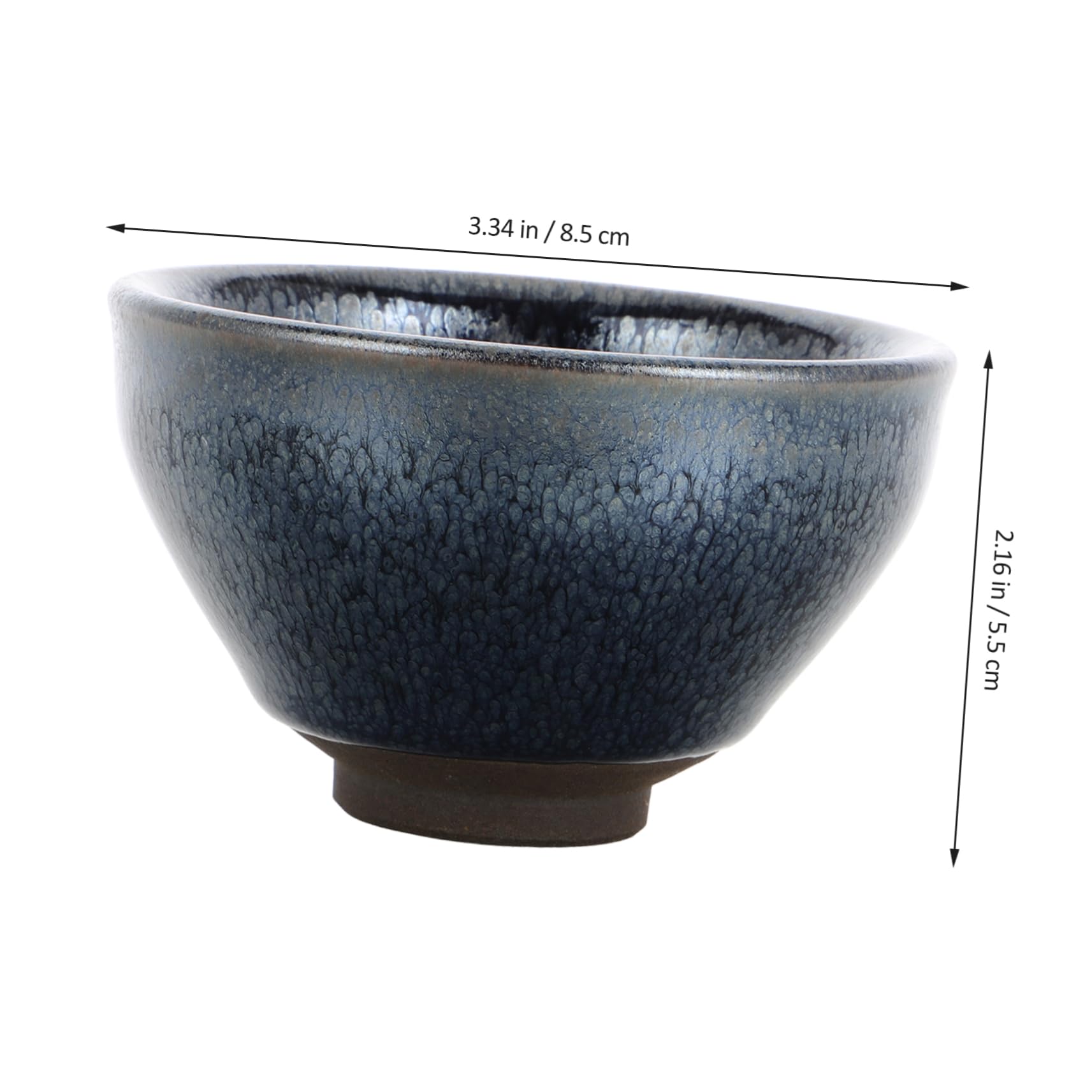 Abaodam Große Chinesische Kung Fu Teetasse aus Keramik, 120cc