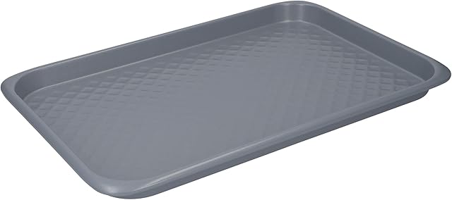MasterClass Smart Ceramic Baking Tray with Robust Non Stick Coating, Carbon Steel, 40 x 27cm Large Stackable Cookie Sheet