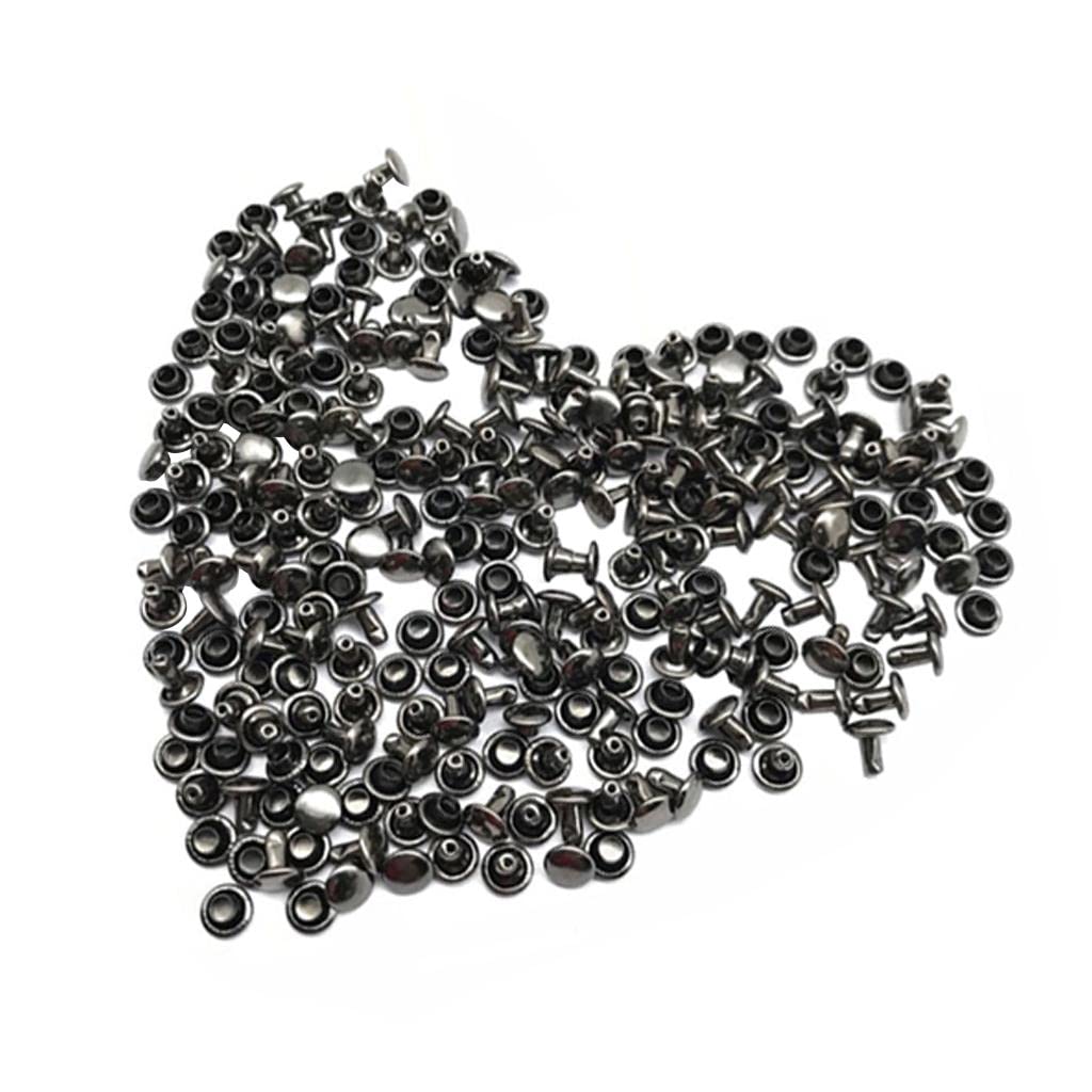 100 Sets Double Cap Rivets Studs Rapid Snap Rivet Leather Craft BlackCrafts|Leathercrafts|Leathercraft Accessories|Studs, Rivets & Tacks|100 Sets Double Cap Studs Rivets-image-22