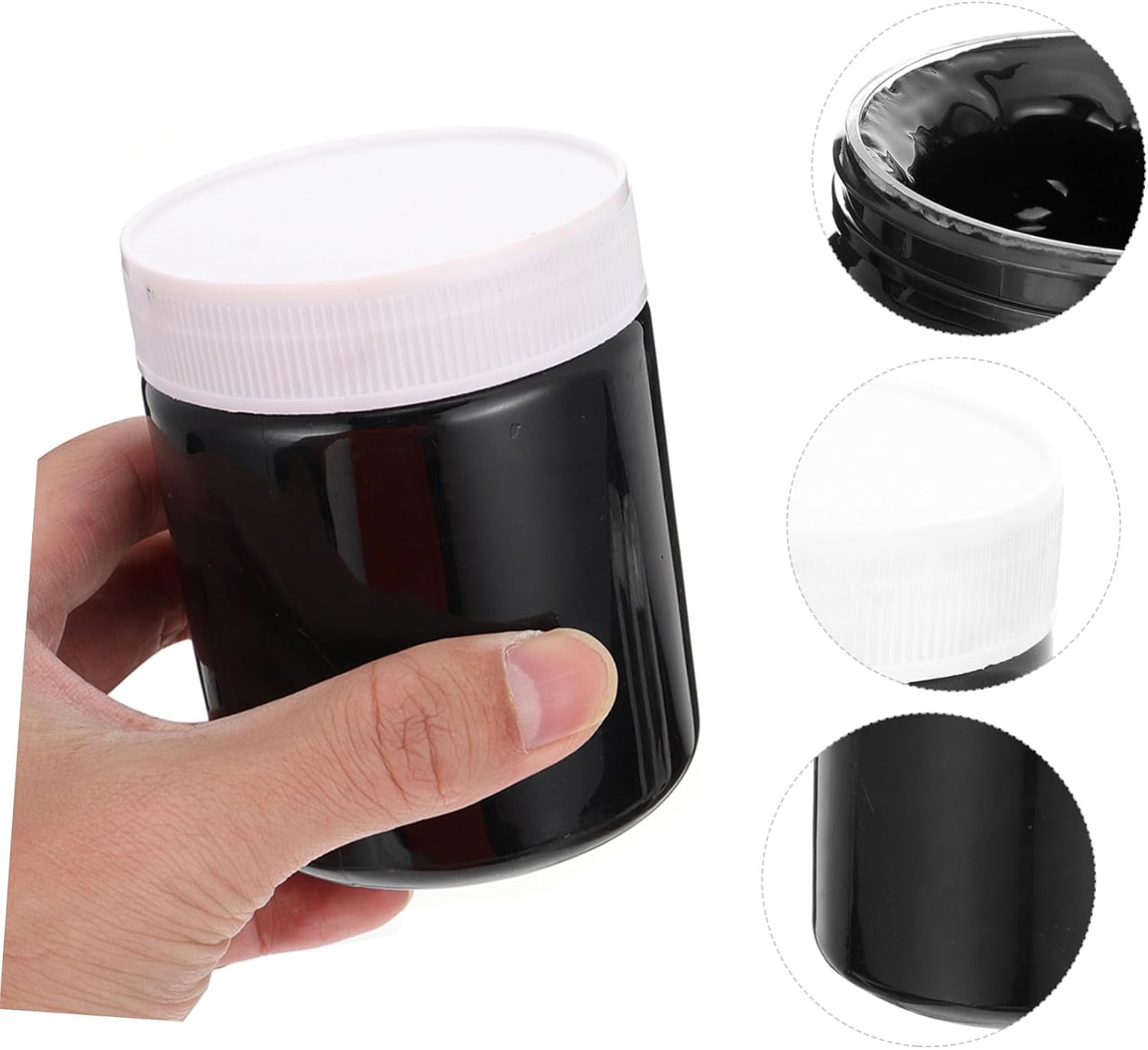 Water Based Printmaking Ink 300ml Bottle Black for Art Supplies Watercolor Pigment Rubbing Paint Pigment Suitable for Blow Plate Craft Painting