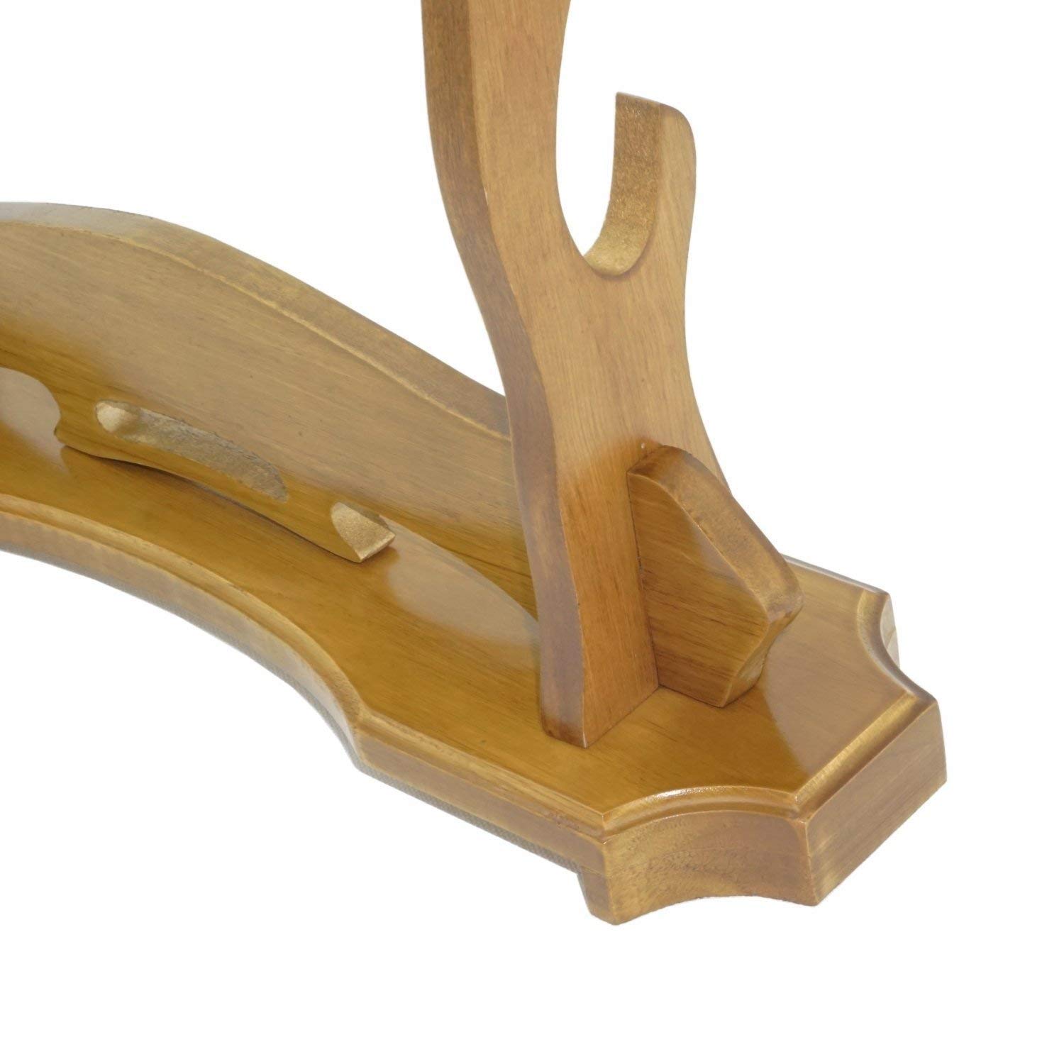 Amazon.co.jp: 壁刀掛け 木製 日本刀 木刀 模造刀置き 台座付き