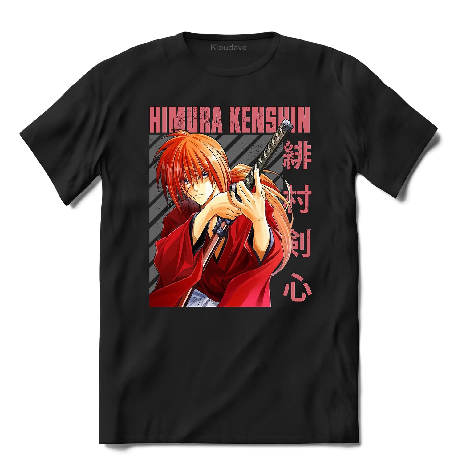 Kloudave Rurouni Ken Shirt Tshirt Unisex Himura Kenshin Cosplay Manga Anime Merch for Women Men Teen - 007