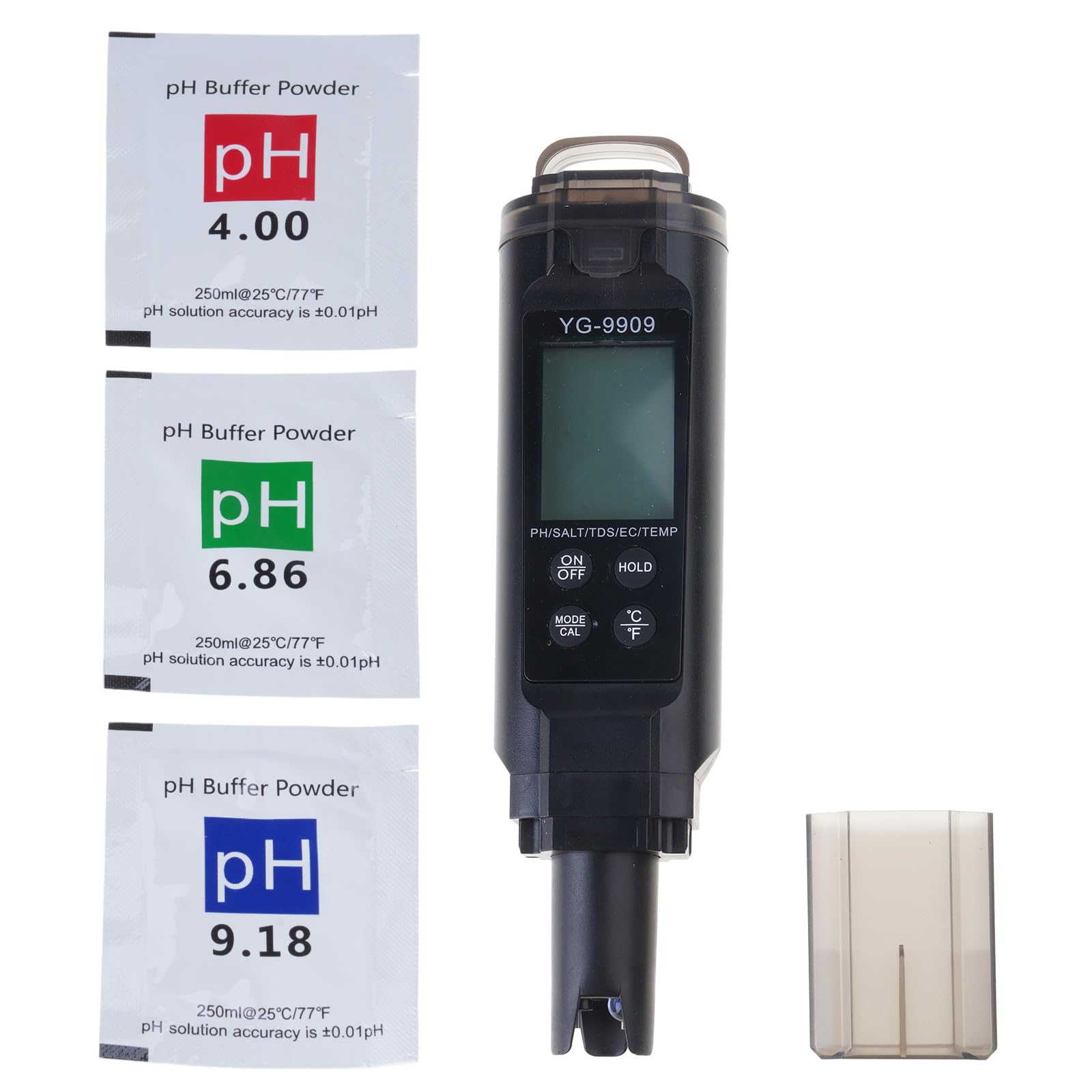 Digital Meter Water Tester with Backlit Pen Type Meter 5 in 1 Salinity Temp High Accuracy Temperature Conductivity