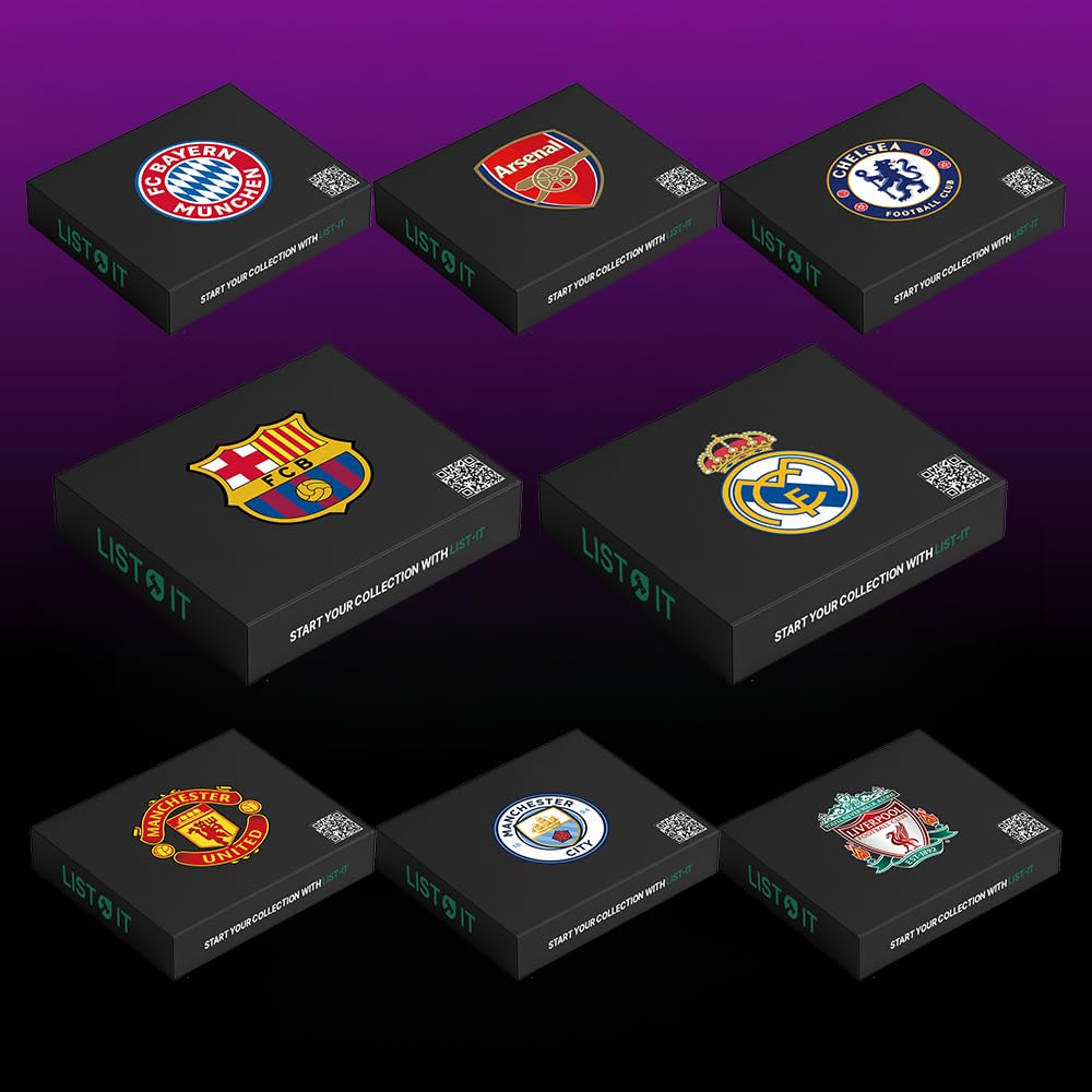 UEFA European Soccer Club Trading Cards Set – Champions League Random Team Pack with 11 C…
