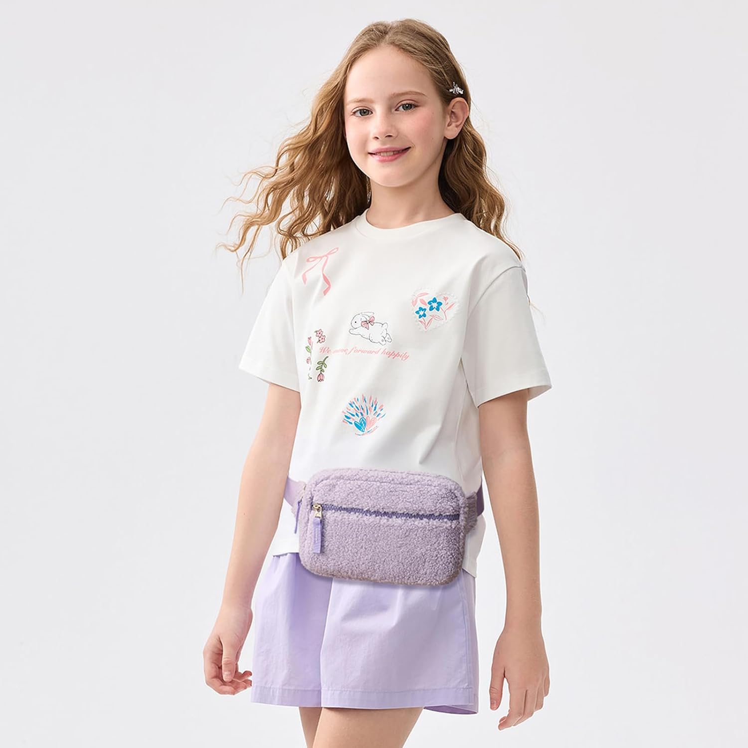 Fanny Pack Teens Easter Basket Stuffers for Kids: Birthday Gift for 5 6 7 8 9 10 11 12 Year Old Teen Girls, Preppy Cute Trendy Stuff Colorblock Crossbody Bag Adjustable Belt Bags for Travel - Image 2