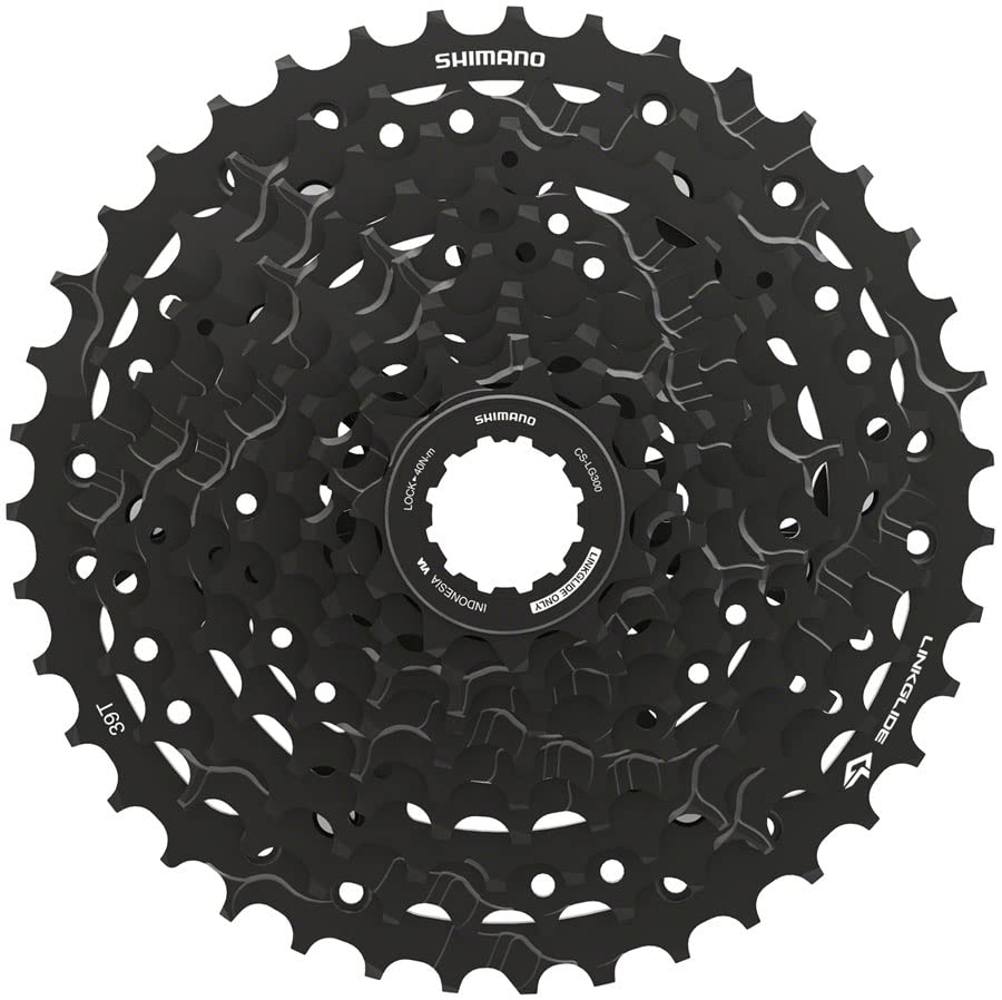 SHIMANO CUES CS-LG300-10 - Casete de 10 velocidades, 11-39t, negro