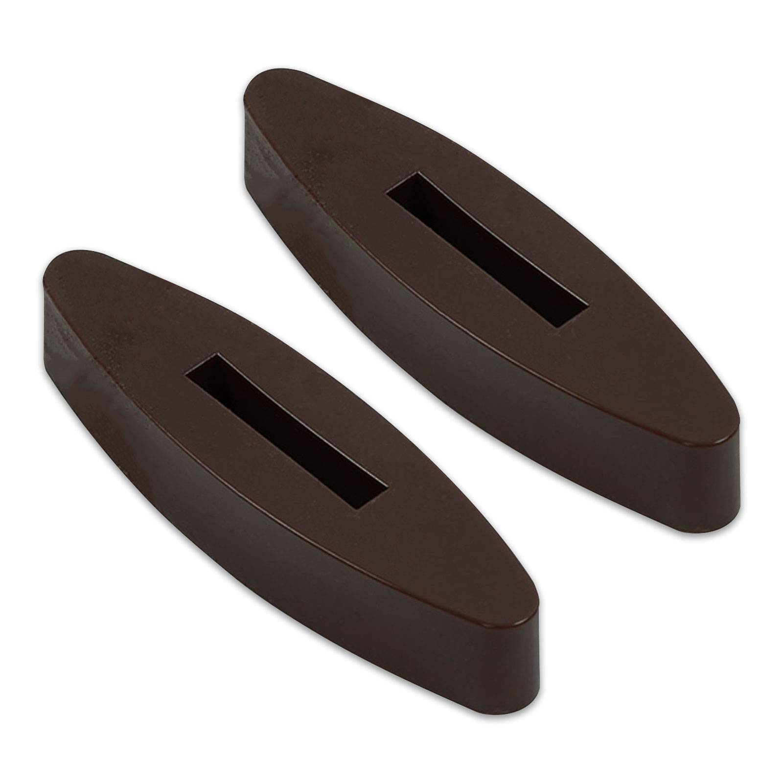 TigerboxPair of Brown Rubber Rein Stops Horse Riding Tack
