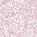 HeloHo Pink Peel and Stick Wallpaper Pink Floral Contact Paper Boho Wallpaper Removable Self Adhesive Flower Wall Paper for Cabinet Bathroom Bedroom Decoral Papel Tapiz para Pared 17.3" X 78.7"