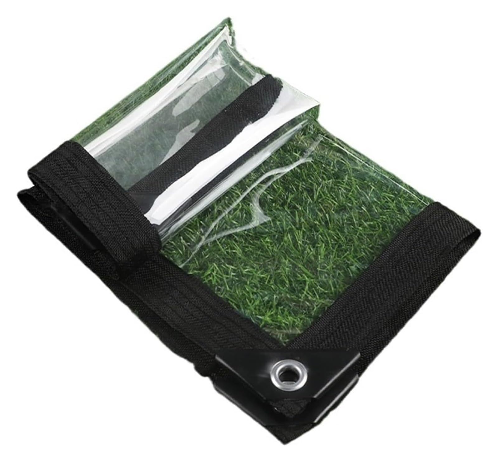 Heavy Duty Waterproof Cover Tarp, PVC Transparent Tarpaulin Waterproof Rainproof Multiple Sizes for Camping(0.8mx2m)