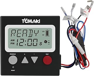 Game Feeder Digital Timer, Deer Feeder Timer, 6V/12V Digital Timer for Deer/Goat Feeder Motor Kit, 8 Feed Time Digital Timer Program, Adjustable Motor Speed and Feeding Duration, DIY Feeding Schedule