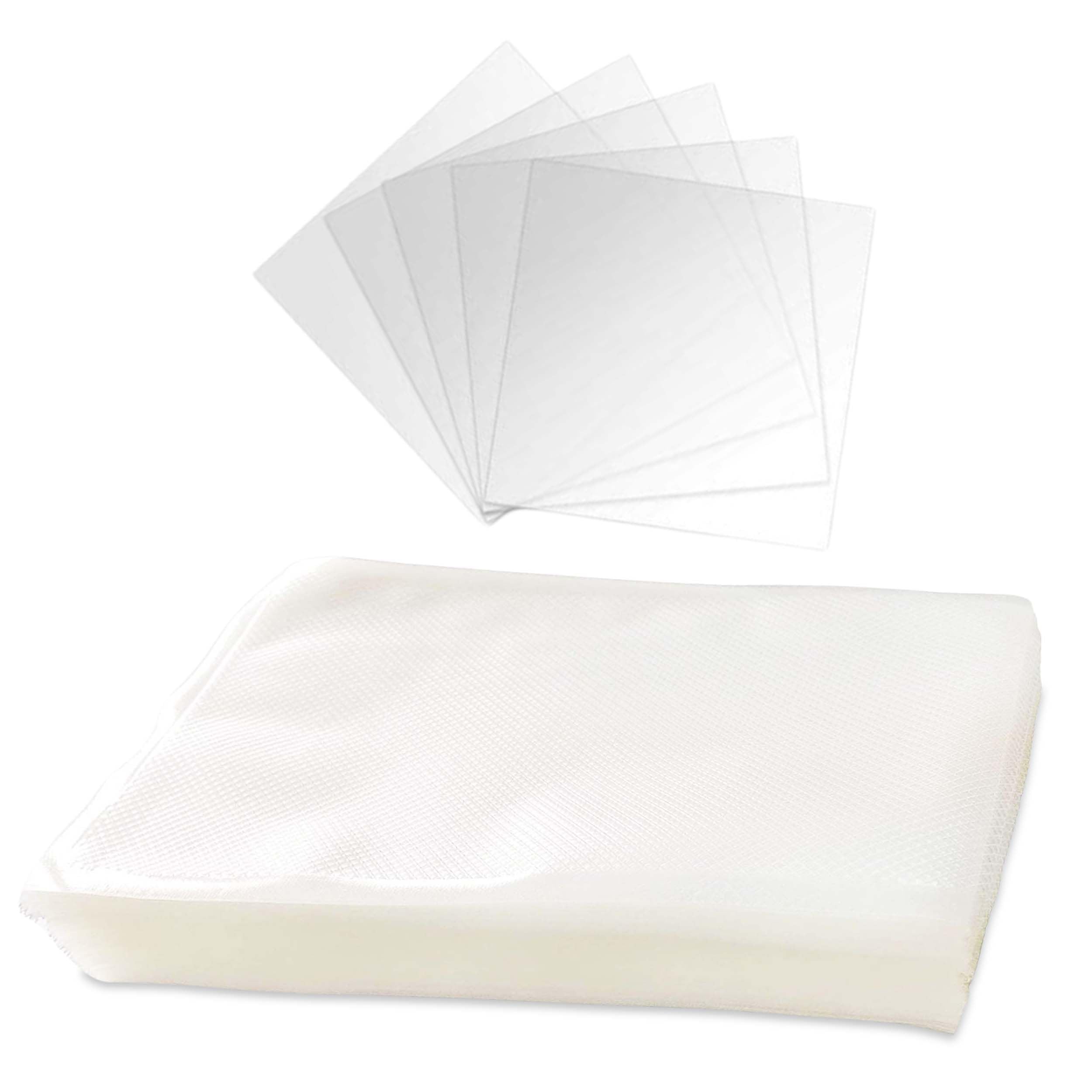 MAQA 100 pcs Bolsas al vacío para alimentos en relieve 105 micrones, Bolsas al vacío para alimentos para todas las máquinas de vacío 35x50 cm