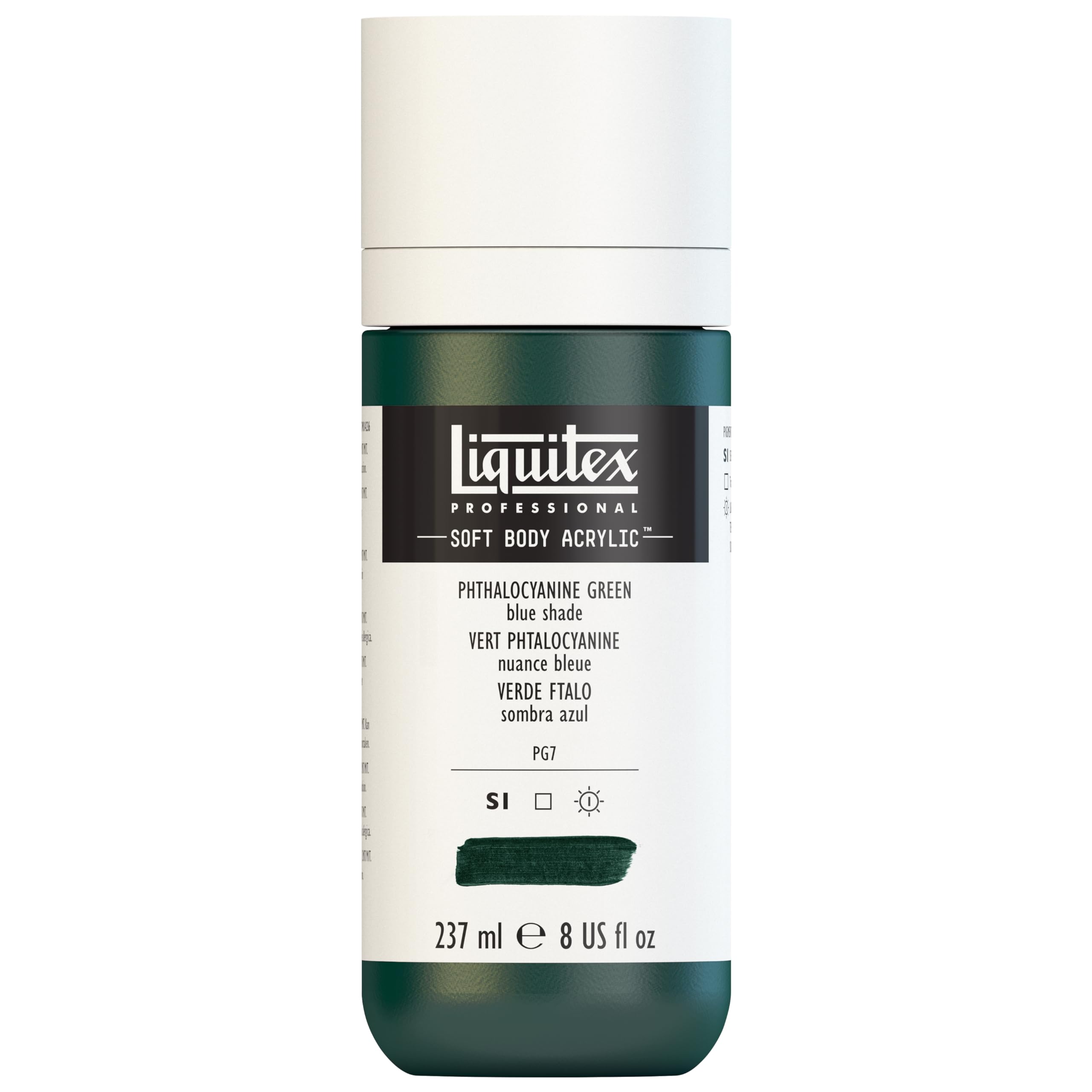 Liquitex 1923186 Acrylic Paint, Acrylic, Phthalog Green (Blue), 237ml Dosierflasche
