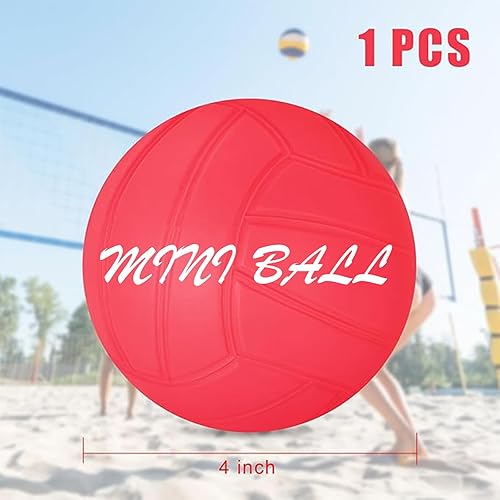 Miniatura 3 de 1 mini pelotas de voleibol de 4 pulgadas, bolas de voleibol en miniatura, bolas de repuesto para juegos de voleibol, regalos para jugadores, equipo,