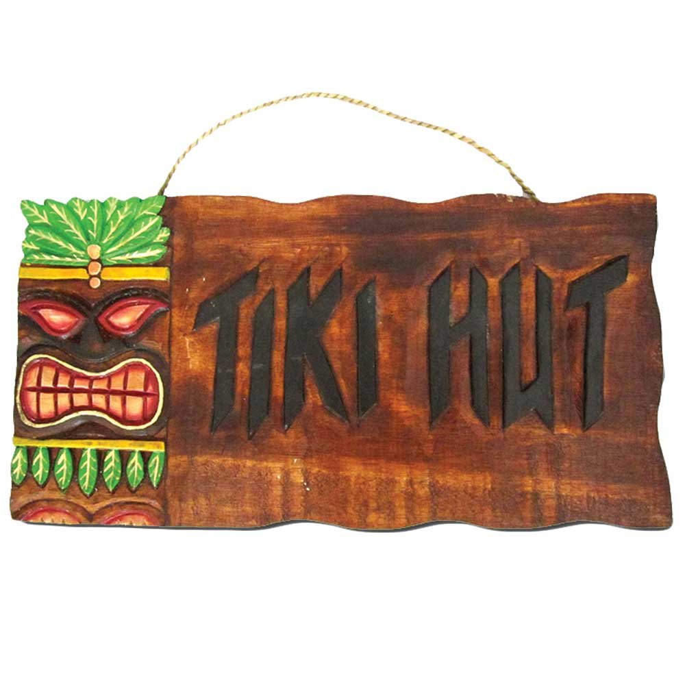 Tiki Hut Outdoor Wall Decor
