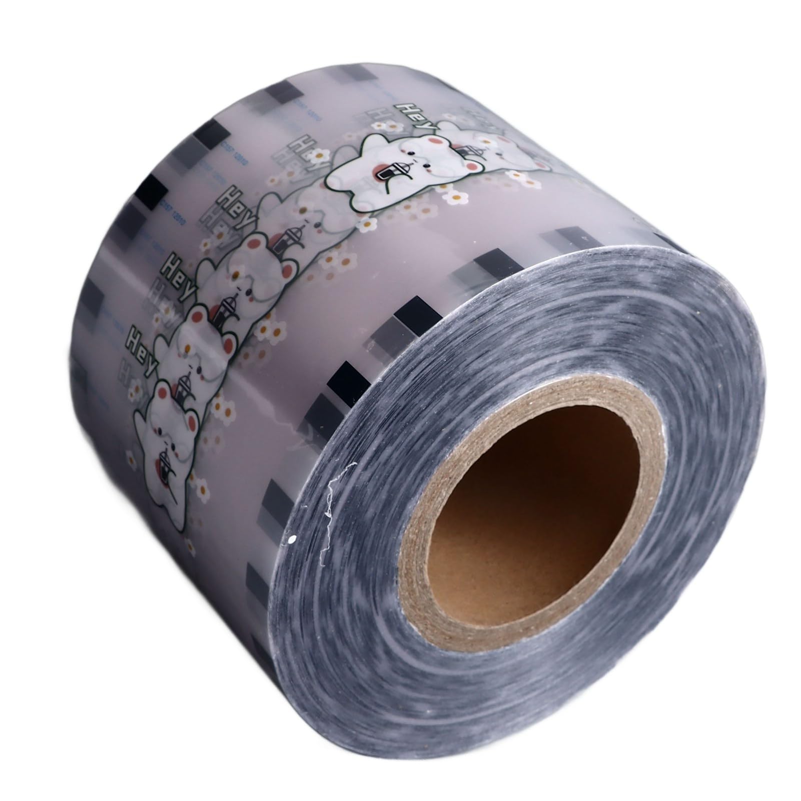 Cuifati Film de Scellage pour Tasses Boba, 3000 Tasses, Film de Scellage pour en PP et en Papier, Résistant aux Hautes Températures, Couvercle Jetable pour thé à Bulles, thé au Lait, Anti-fuite pour