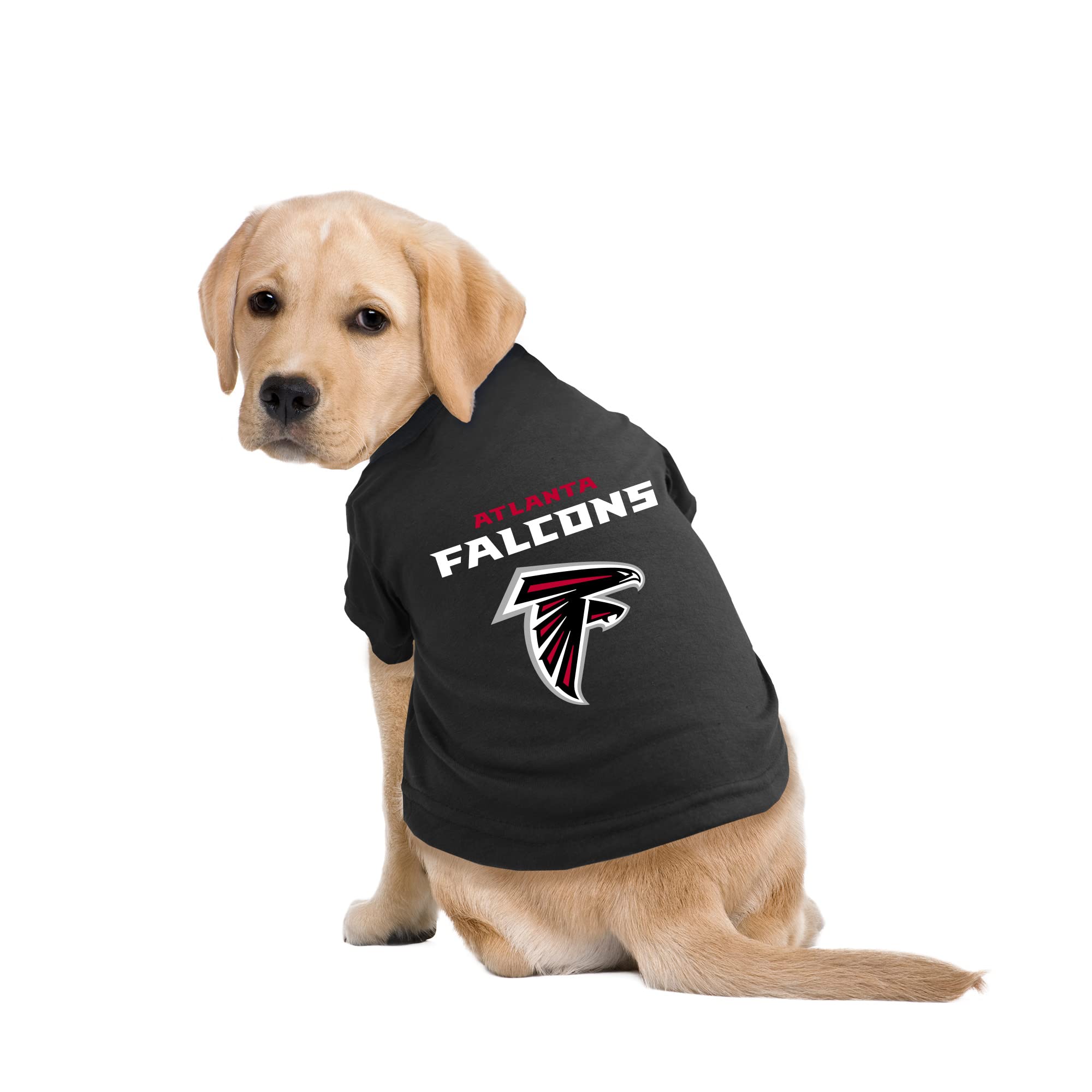 Littlearth NFL Atlanta Falcons Haustier-T-Shirt, Team-Farbe, Größe S