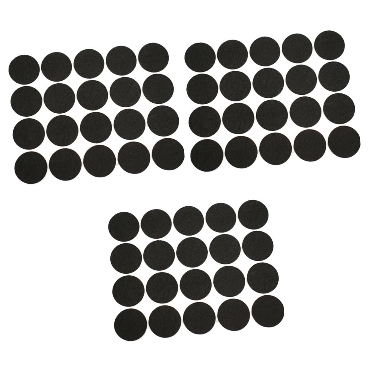 jojofuny 300piezas Almohadillas De Fieltro Autoadhesivas Redondas De Deslizadores No Resbaladizos para Patas De Muebles Protección para Suelos De Color Negro