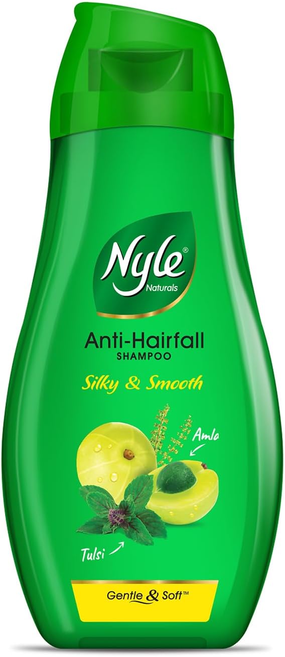 Nyle Naturals Dryness Hydration Shampoo|Tulsi & Aloe Vera|180ml