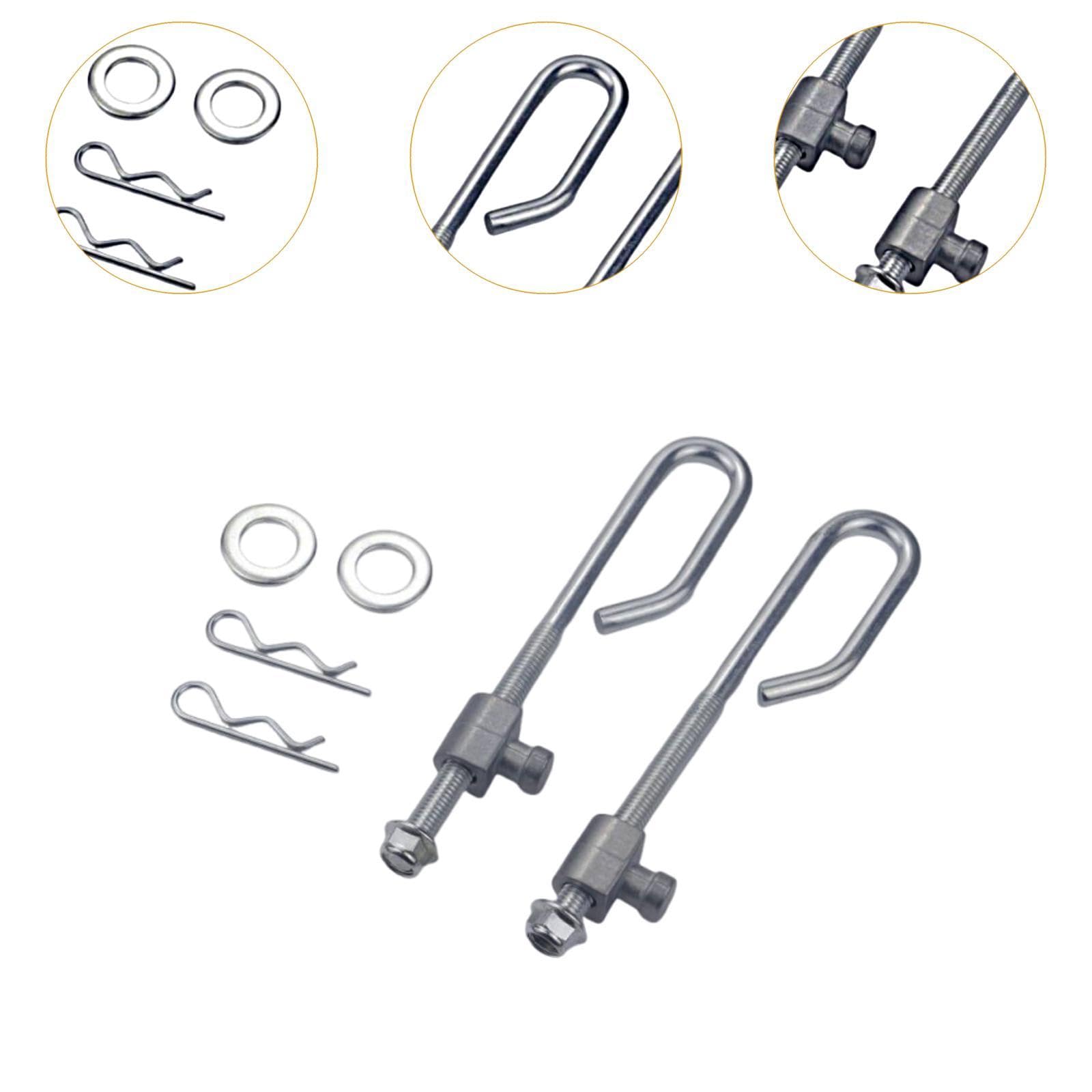 Kit de 2 Tiges de pour Le Relevage du Plateau de Coupe avec écrou de Blocage, Facile à Installer sur Les Tracteurs de Pelouse et Tondeuses