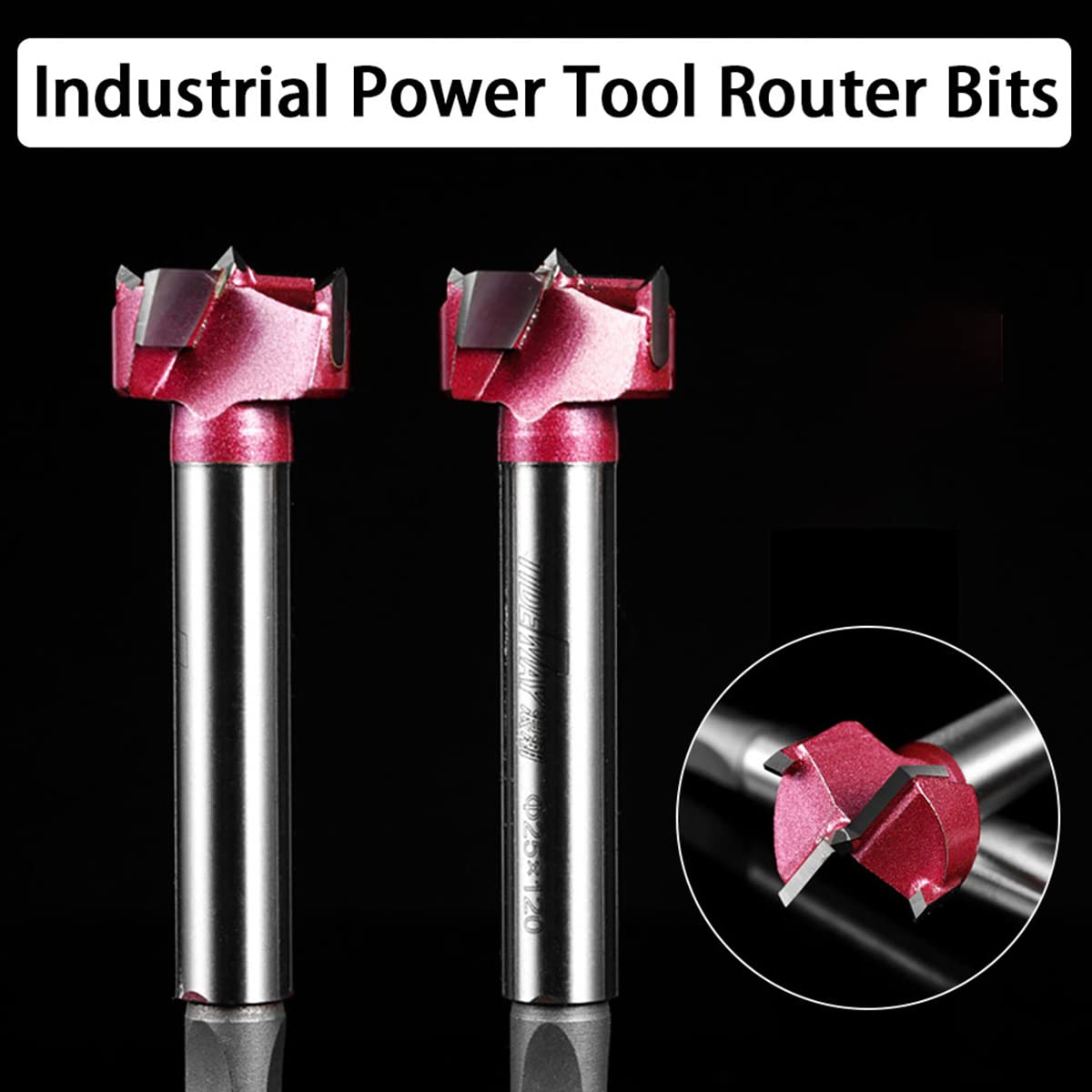 SagaSave 19 * 120mm Forstner Router Bit Hole Saw, Wood Hole Saw Auger Opener for Wood Woodworking Hinge Hole Drilling Boring Bit Cutter 1PCS