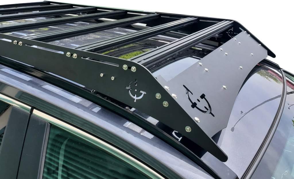 VANGUARD VGRR-2327BK Black Powdercoat Roof Rack | Compatible with 19-24 Chevrolet Silverado 1500 Crew Cab / 19-22 GMC Sierra 1500 Crew Cab
