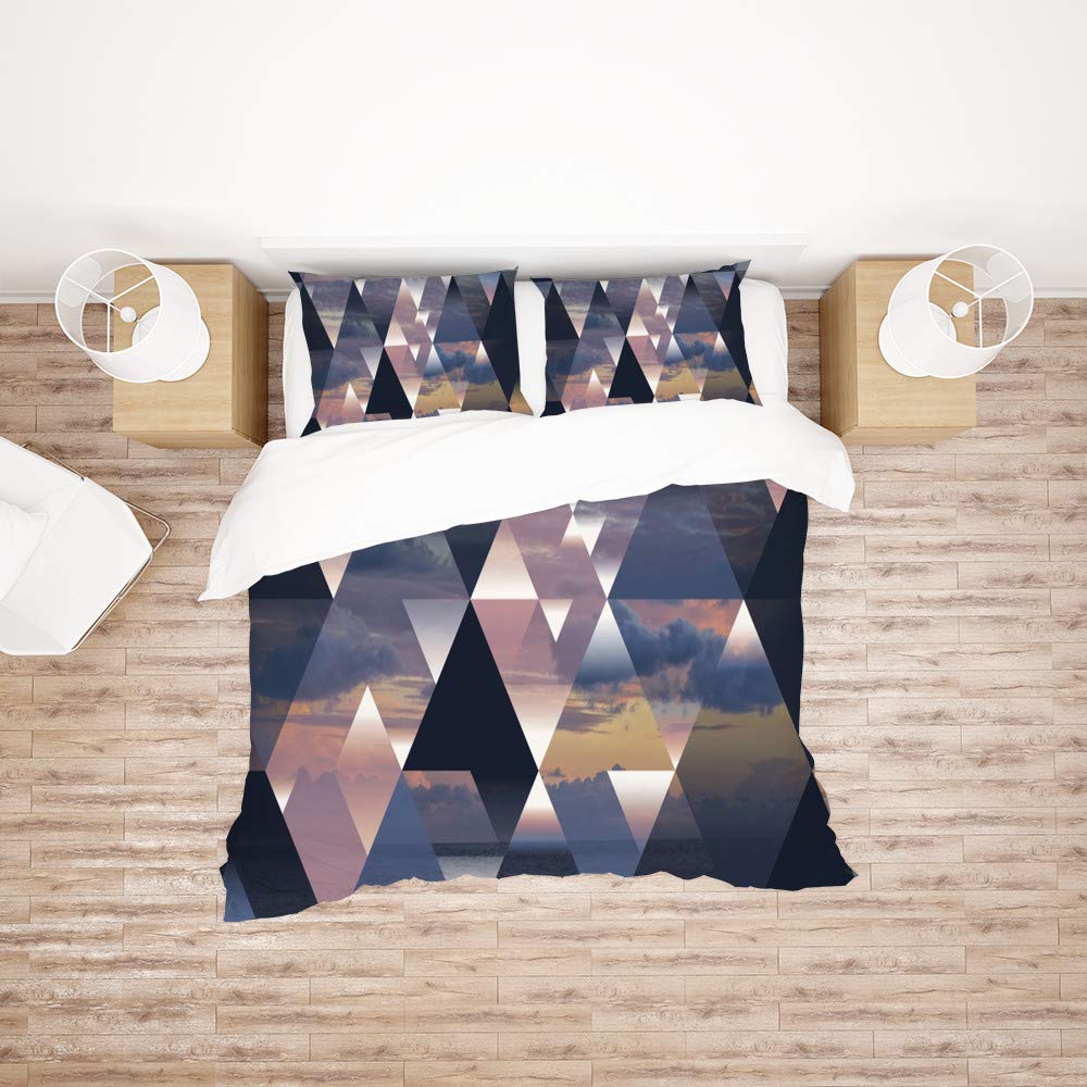 Parure de lit King Size ultra douce et facile d'entretien en polyester toutes saisons