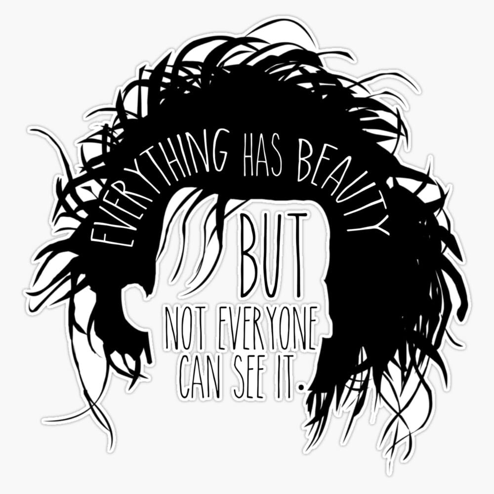 Edward Scissorhands - Beauty Window Bumper Sticker Decal 5"