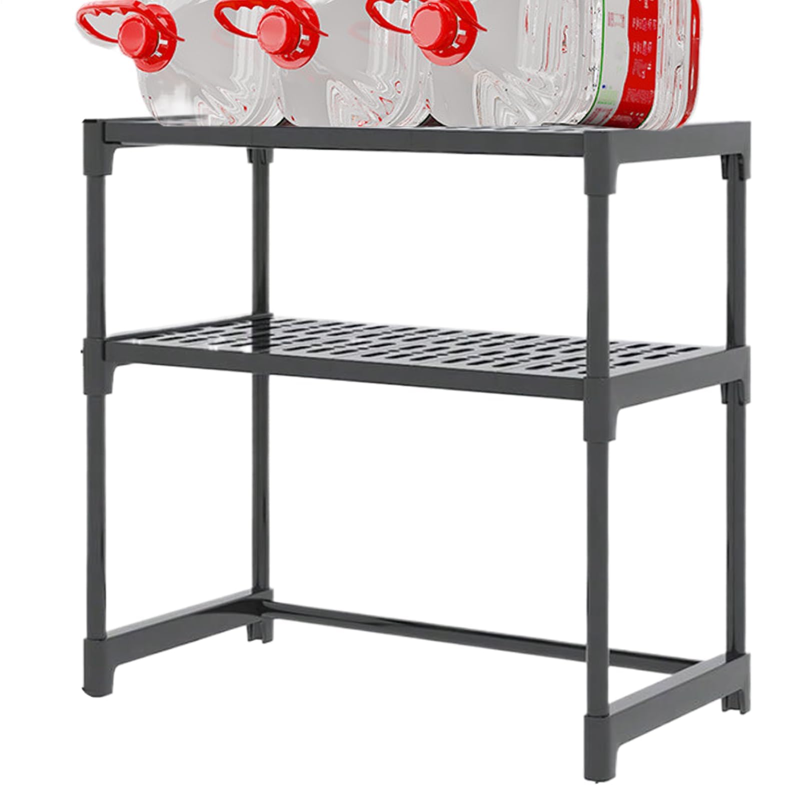 Generico Organizer na stojaki do pieczenia - wielowarstwowa półka kuchenna, trwałe wsparcie z szybkim przepływem | Półka kuchenna na przybory kuchenne, sprzęt AGD, naczynia, blat, organ