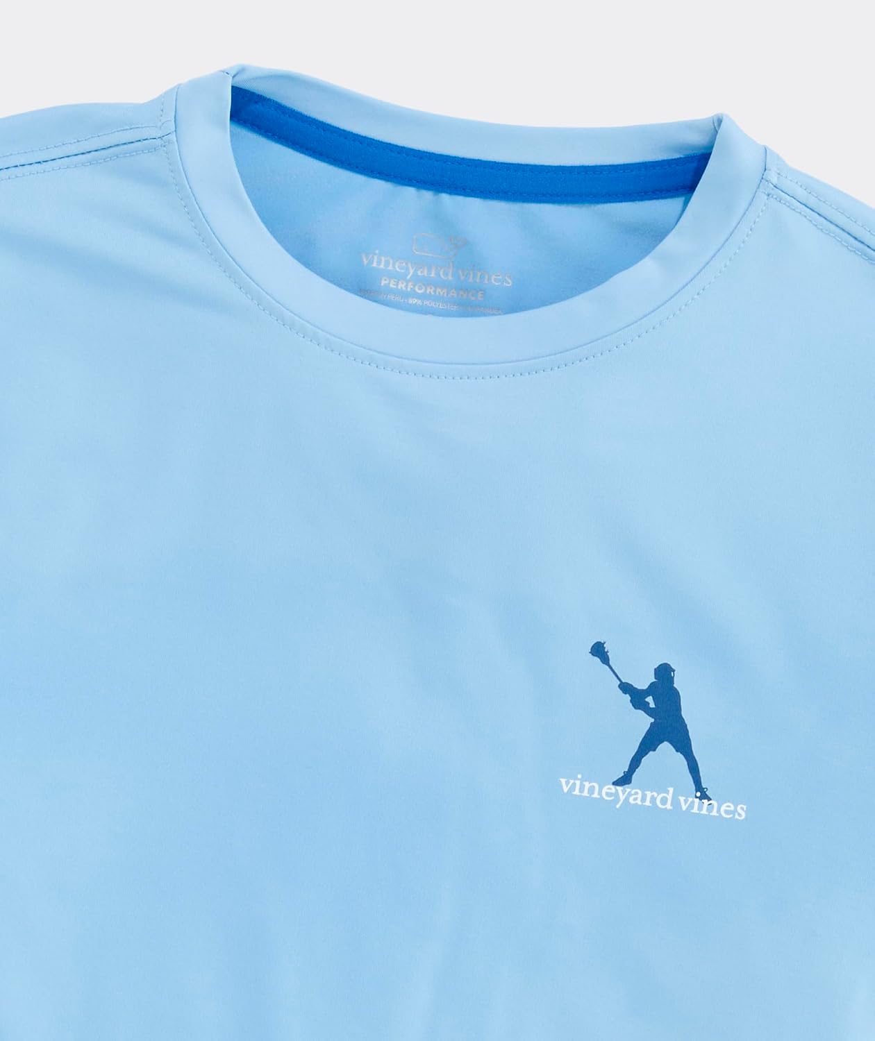 Vineyard Vines Boys' Boys' Lacrosse USA Cirlce Short-Sleeve Harbor Performance Tee
