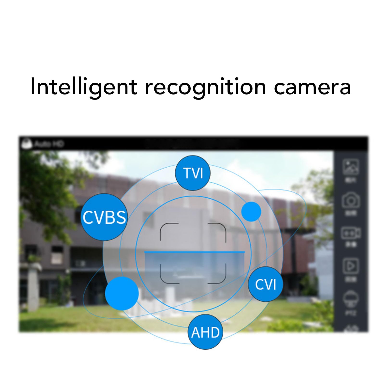 Marhynchus Tester CCTV Portatile 5 Pollici 4K H.265 IP CVBS CVI TVI AHD con Simulazione Rete Coassiale e Interfaccia VGA per Installazione CCTV
