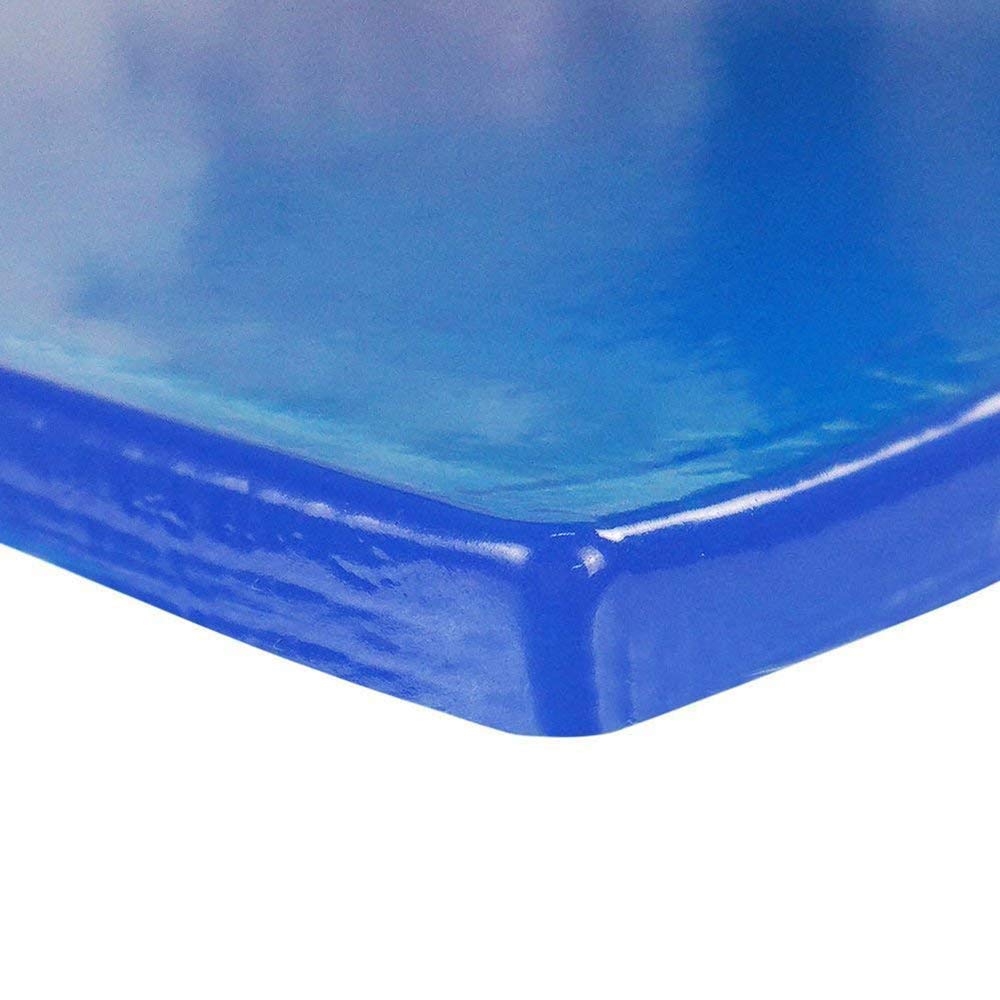 POFET Cuscino per sella della moto in gel confortevole e assorbente agli urti - Accessori - Cuscino per sella della moto (25 x 25 x 2 cm) - Blu