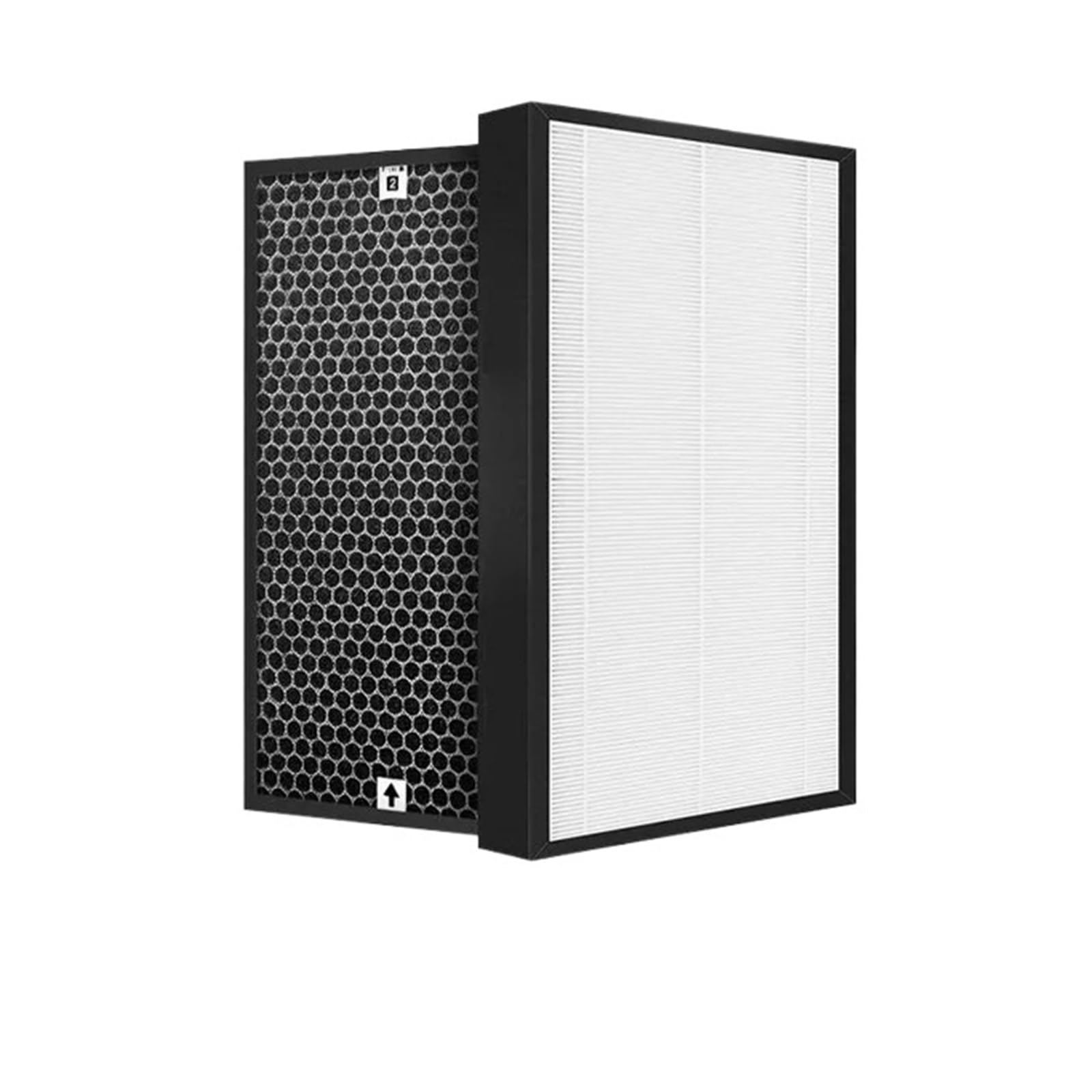 HEPA And Actived Carbon Filter Set，Compatible For Sharp Air Purifier FP-J60TA FP-J80TA FP-J60 FP-J80 FZ-J80DFE FZ-J80HFE，High Efficiency