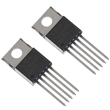 Bridgold 2pcs XL4016 4016 PWM Buck (Step-Down) DC/DC Converter 1.25-36V for LCD Monitors, Network Equipment,5-Pin TO-220.