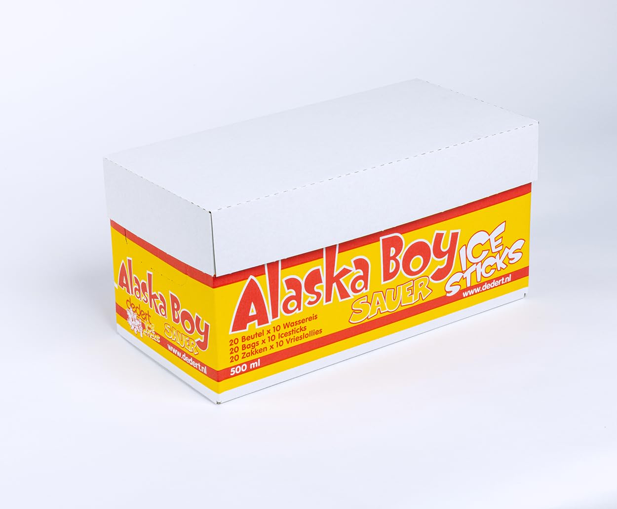 Alaska Boy Icesticks Kinder-Party | 200x Wassereis à 50ml – bunt & extra sauer | Der Hit für Kindergeburtstage & Partys | vegan, gluten & laktosefrei, ohne Konservierungsstoffe | zum Einfrieren