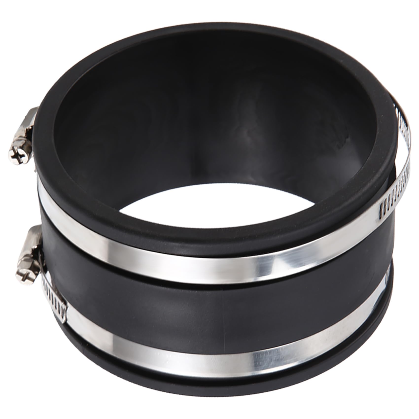 Littimoon Dust Control 4Inch Flex Cuff 70149 with Hose Clamps, Connector Cuff Coupler for Woodworking Dust Collection Fittings