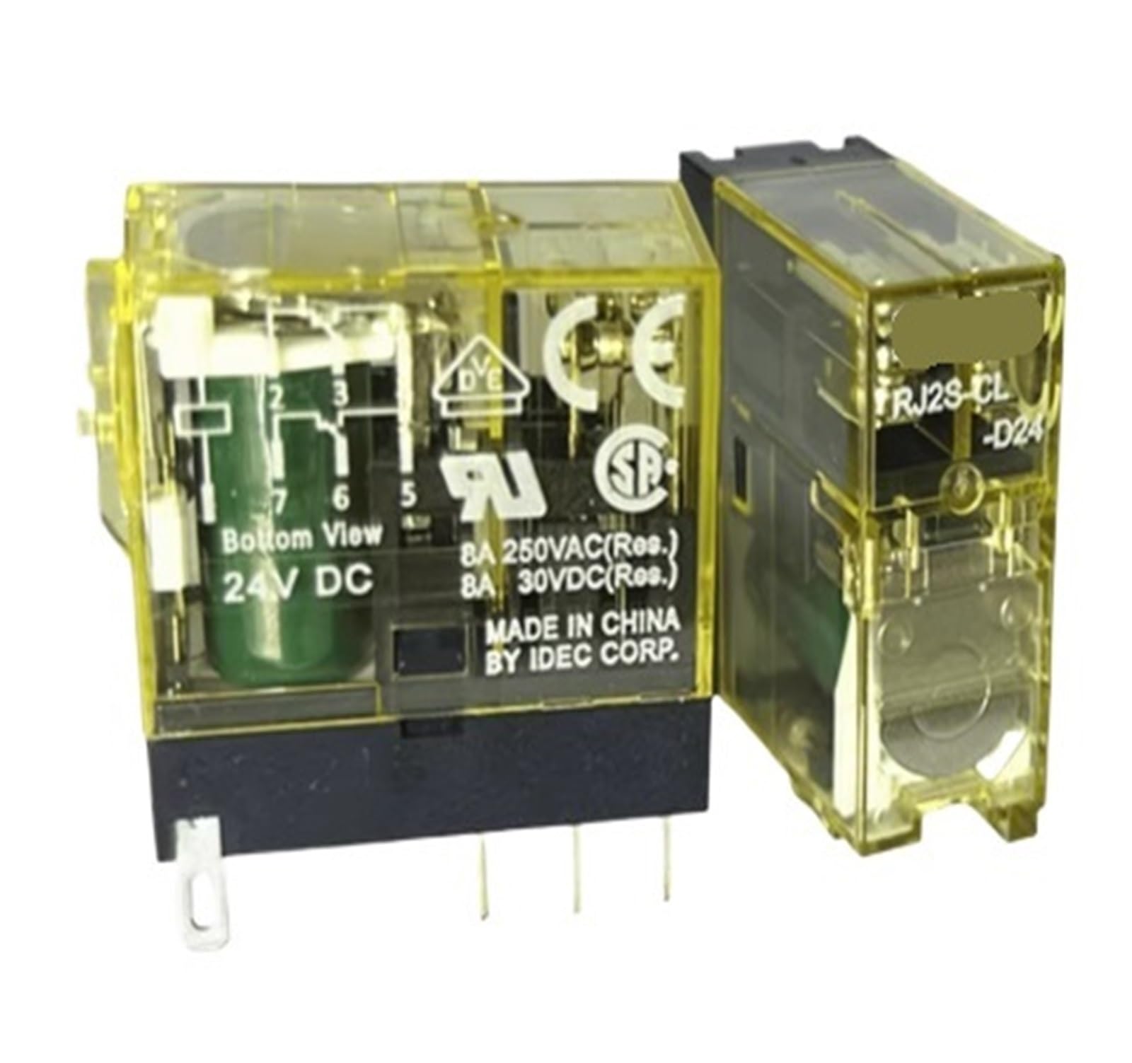 CLEUFWKO 1pcs relay RJ2S-CL-A220 8-pin AC220V