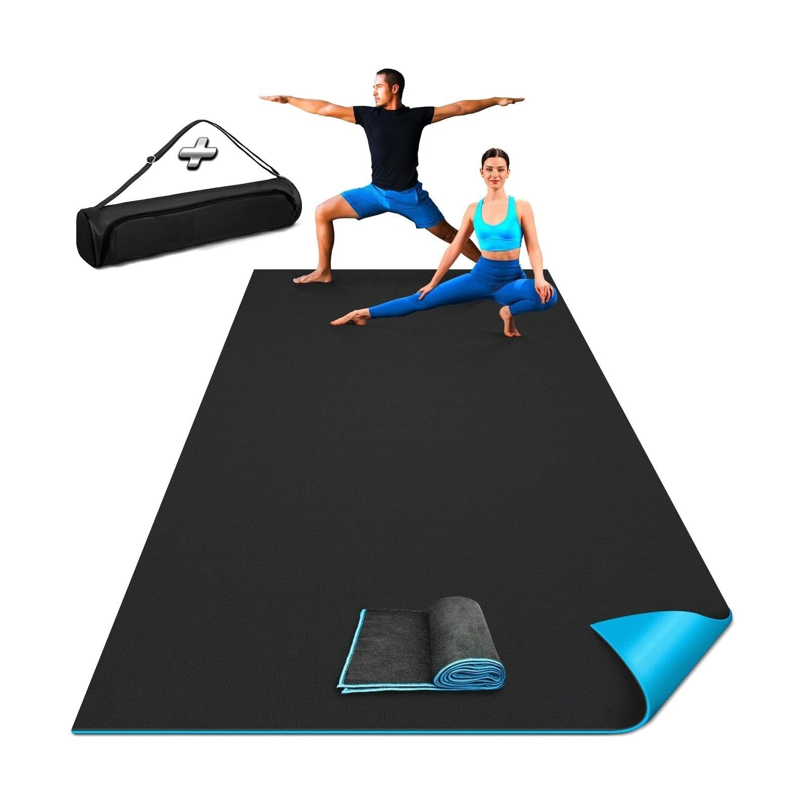 for Sensu Large Yoga Mat - 9 x 6 x 9mm Extra Thick Exercise Mat for Yo