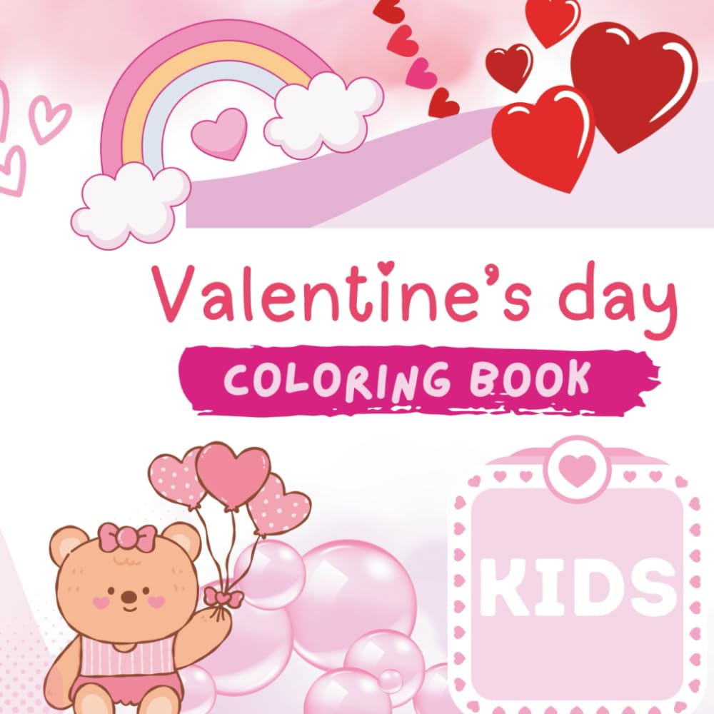 Valentine’s day Coloring book: Valentine’s day Coloring book , stress relief and relaxation