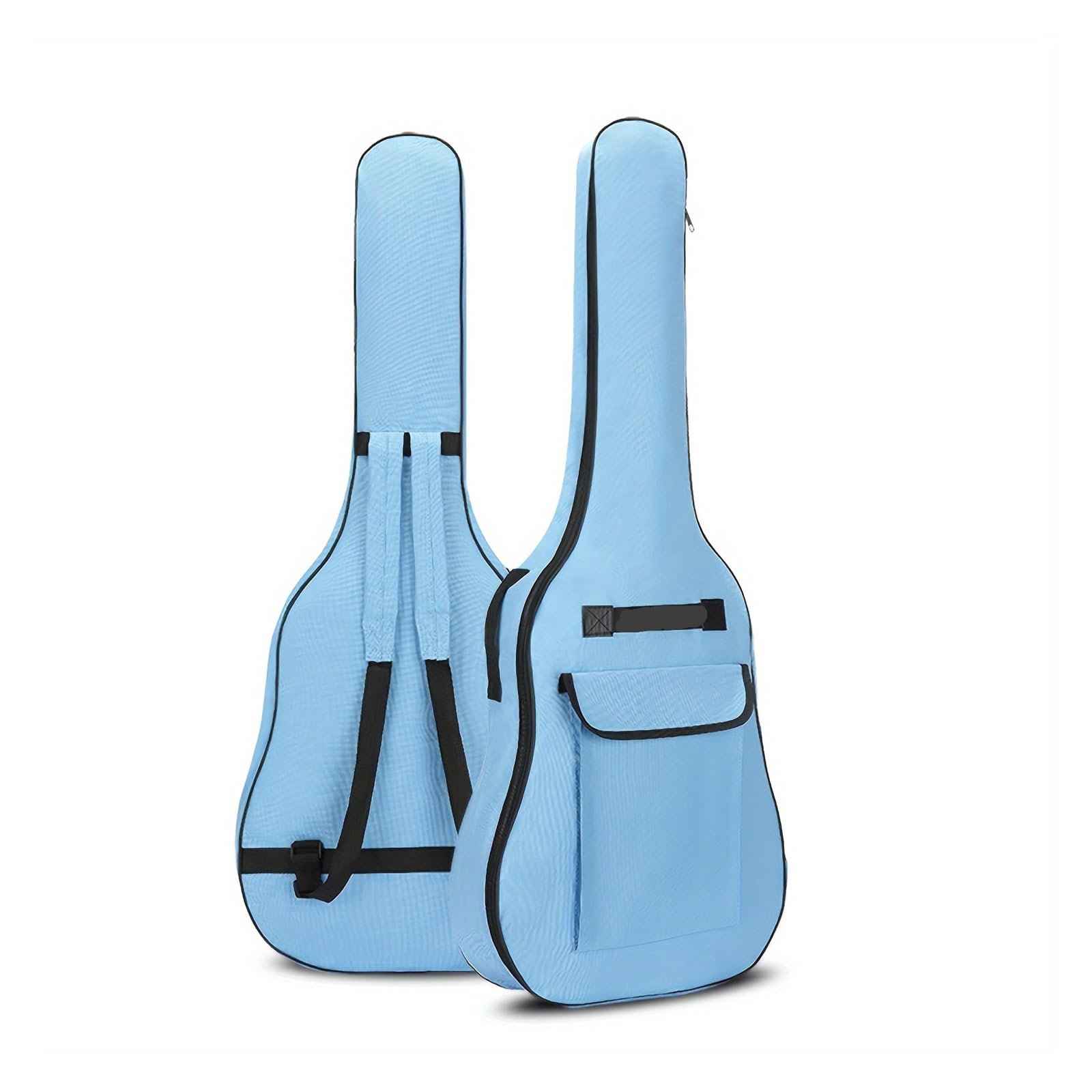Funda Acolchada de 5, mm for Guitarras 40/41 Pulgadas, Correas Hombro Ajustables y Accesorios para Guitarra(Blue)